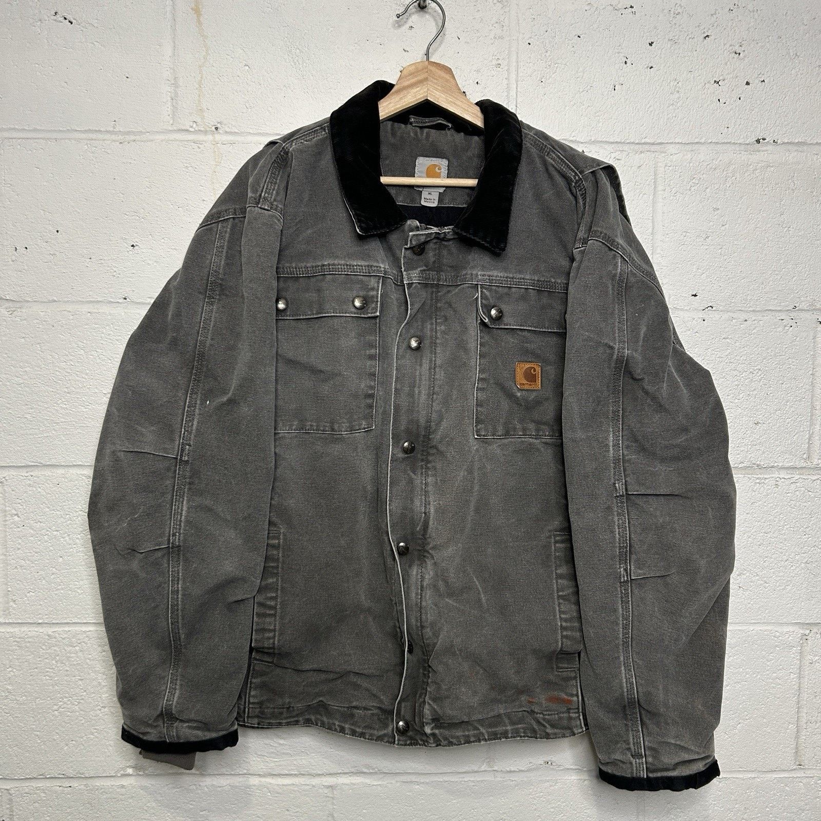 Carhartt Canvas Quilted Tractor Jacket “Gravel/Grey” 103194