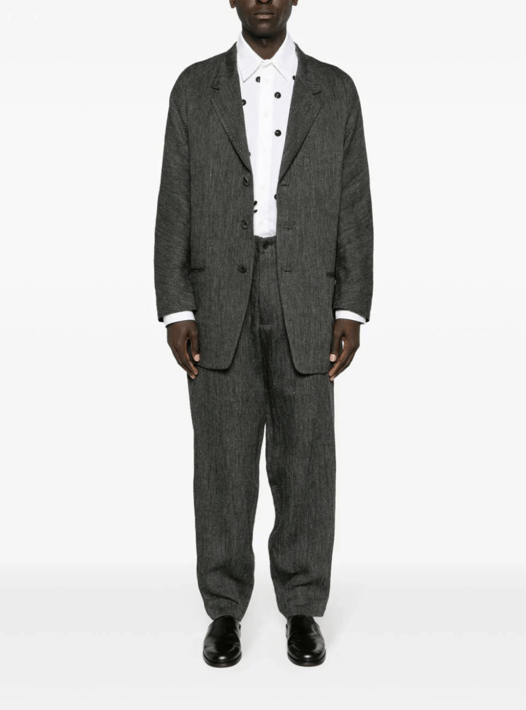 Yohji Yamamoto Yohji Yamamoto Pour Homme - FLAX TOP GABARDINE SLIM PANTS Size US 30 / EU 46 - 12 Thumbnail