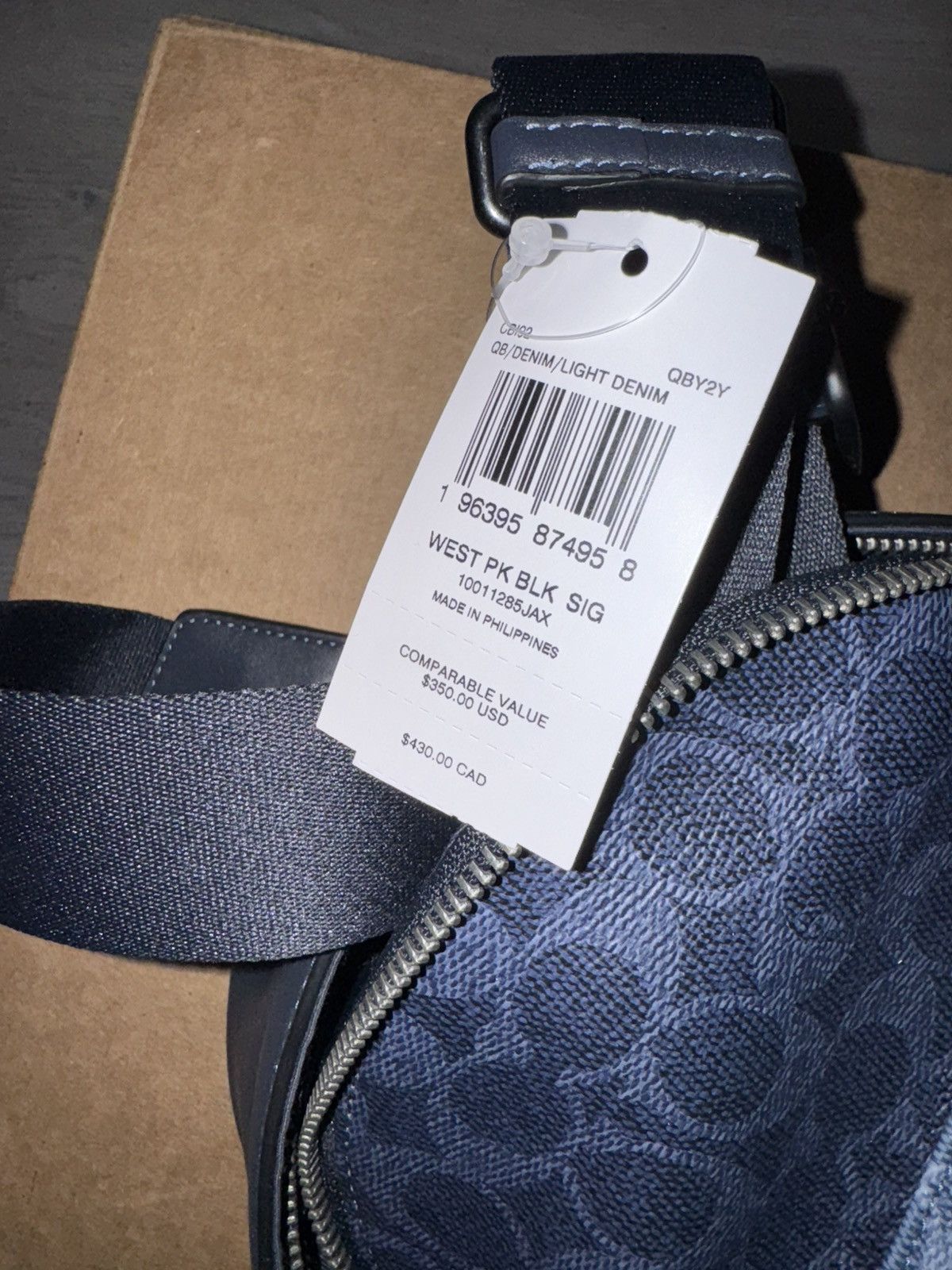 Coach Coach Denim Colored West Pack Sling Bag Size ONE SIZE - 2 Thumbnail