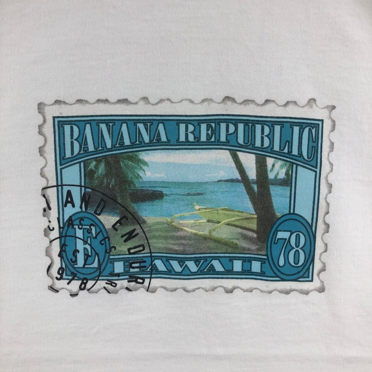 Banana Republic × Vintage Vintage 90s BANANA REPUBLIC Hawaii T-Shirt Size US M / EU 48-50 / 2 - 3 Thumbnail