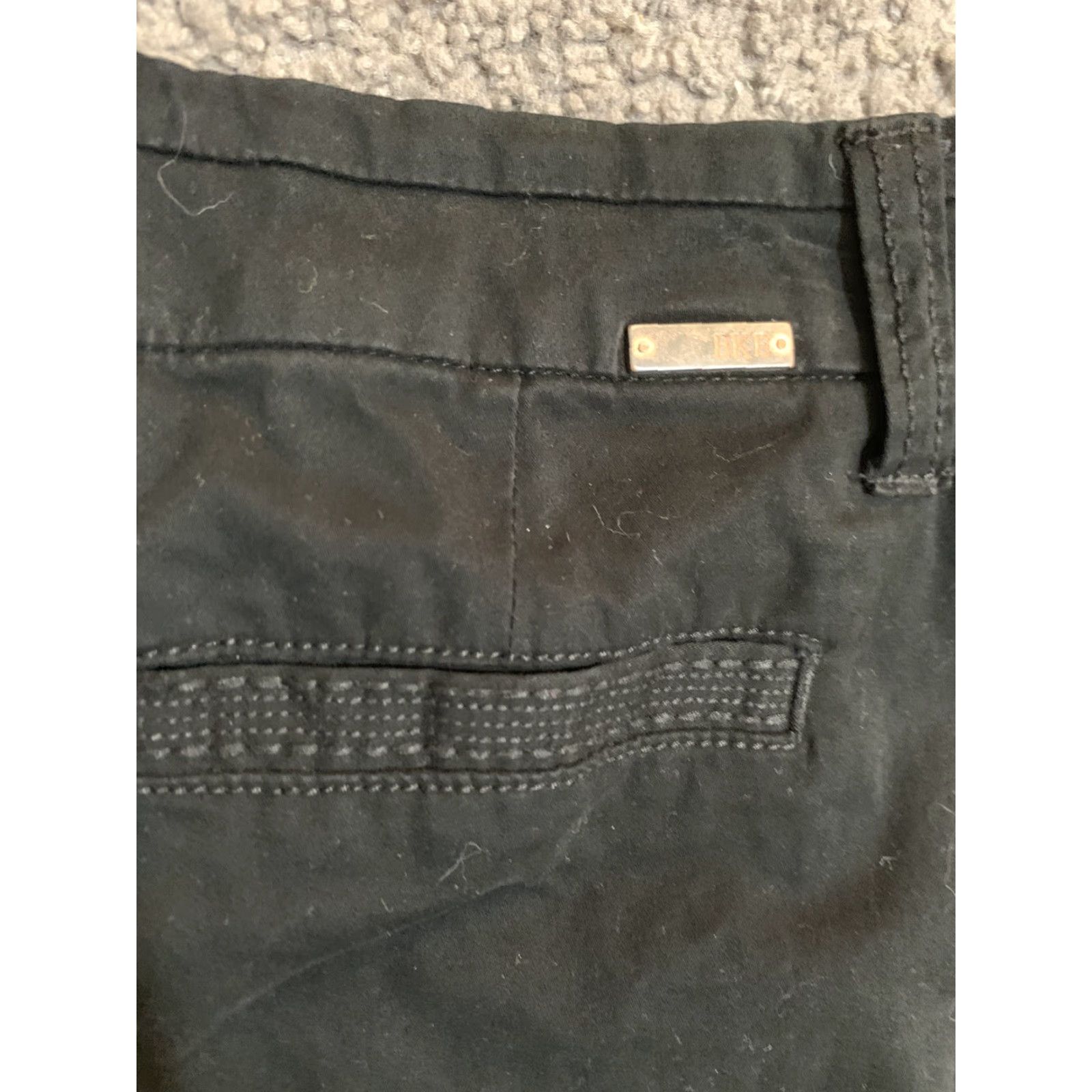 BKE BKE Women Pants Adult Women 27W Black Flat Front Cropped Ankle Buckle Casual Size 27" / US 4 / IT 40 - 3 Thumbnail