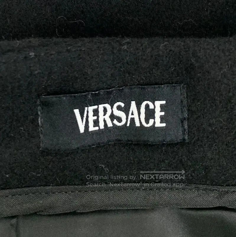 Versace Versace Black Wool Mini Skirt . Size 22" - 5 Thumbnail