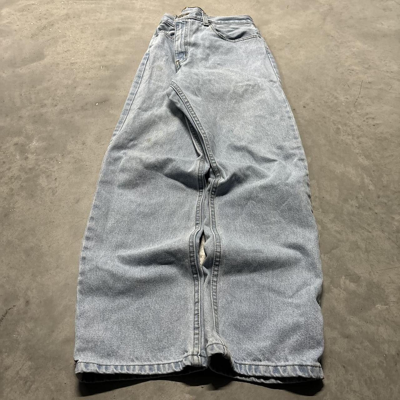 Japanese Brand × Vintage Crazy Vintage Y2K/2000s Light Wash Essential Denim Jeans! Size US 34 / EU 50 - 3 Thumbnail