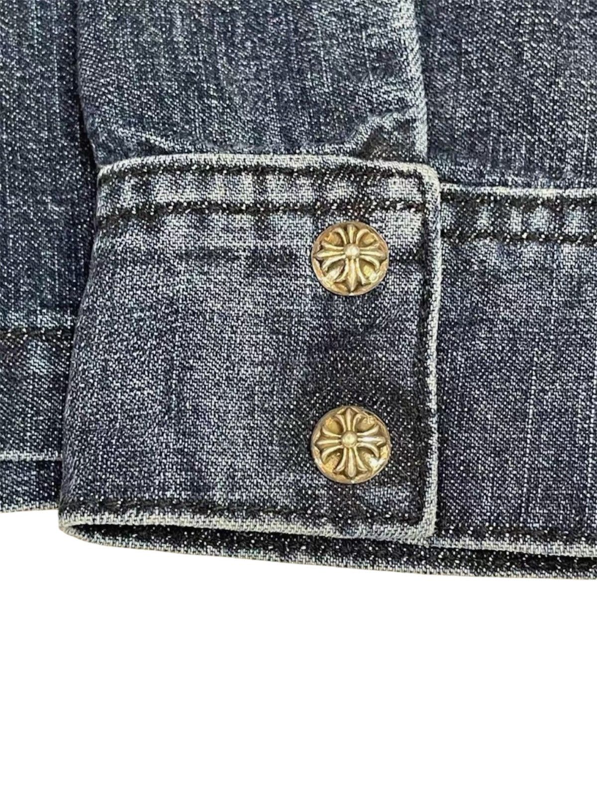 Chrome Hearts Chrome Hearts M Work Dog Blue Denim Shirt Jacket Size US M / EU 48-50 / 2 - 4 Thumbnail