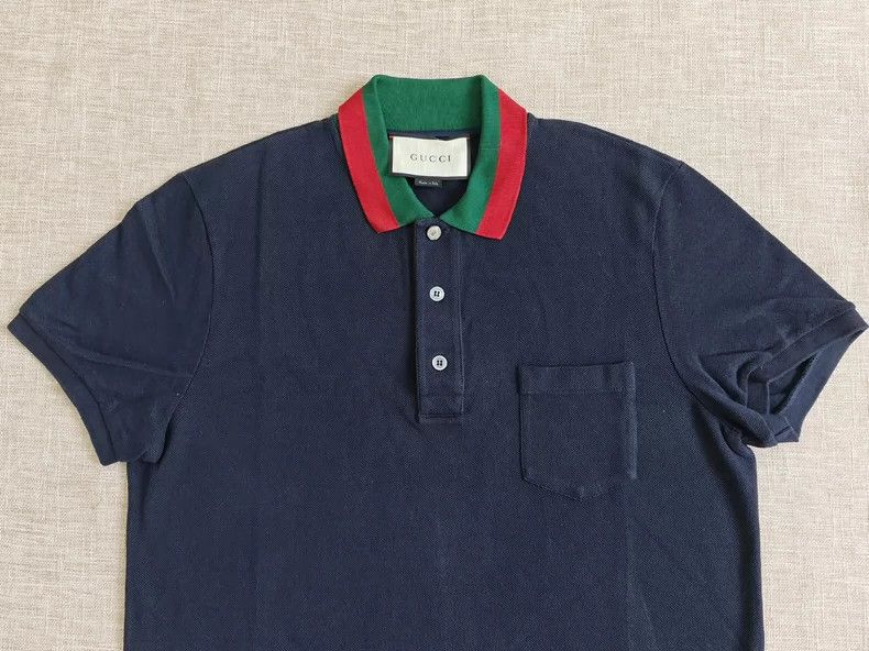 Gucci Gucci Men's polo shirt short sleeves 2503-Nextarrow Size US L / EU 52-54 / 3 - 3 Thumbnail