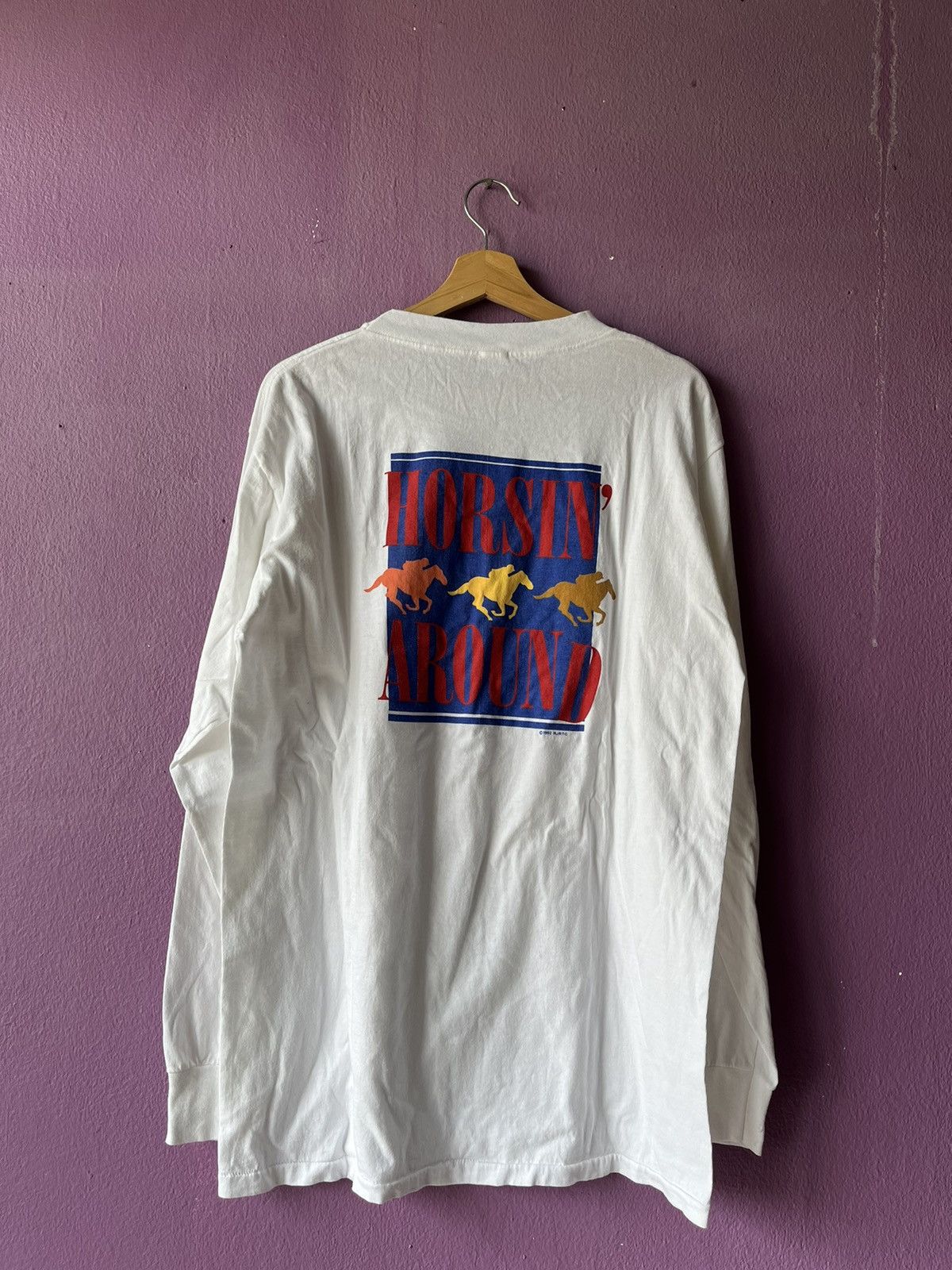 Designer × Vintage Vintage 1992 Winston Horsin’ Around L/S Size US L / EU 52-54 / 3 - 3 Thumbnail