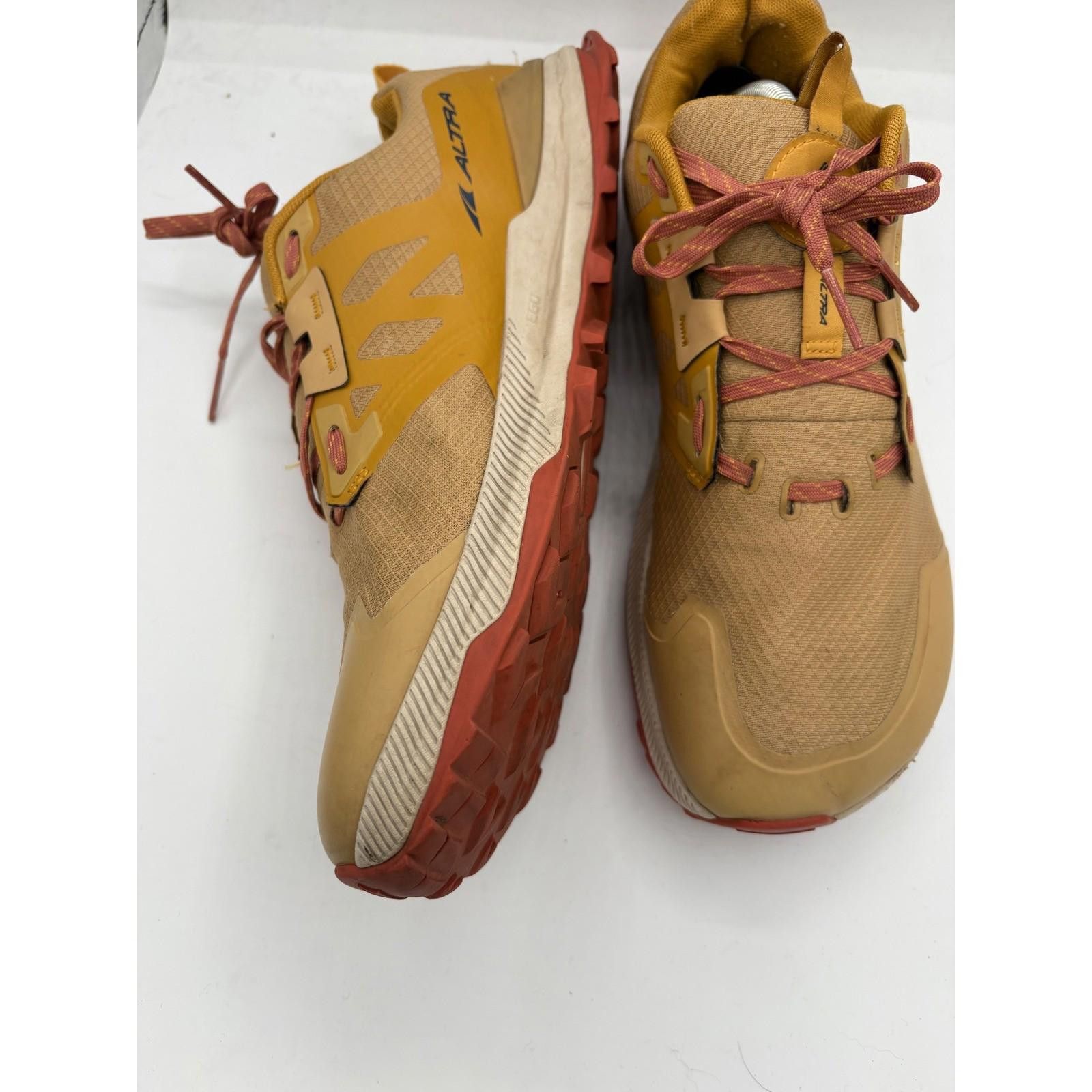 Altra Altra Lone Peak 7 Mens 11.5 Trail Running Shoes Tan Orange Size US 11.5 / EU 44-45 - 5 Thumbnail