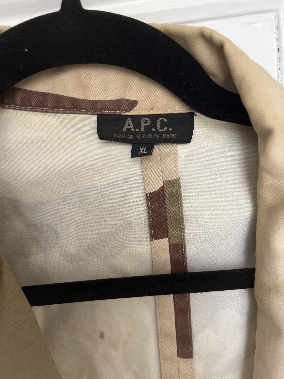A.P.C. A.P.C. Camo Workwear Jacket Size US XL / EU 56 / 4 - 5 Thumbnail
