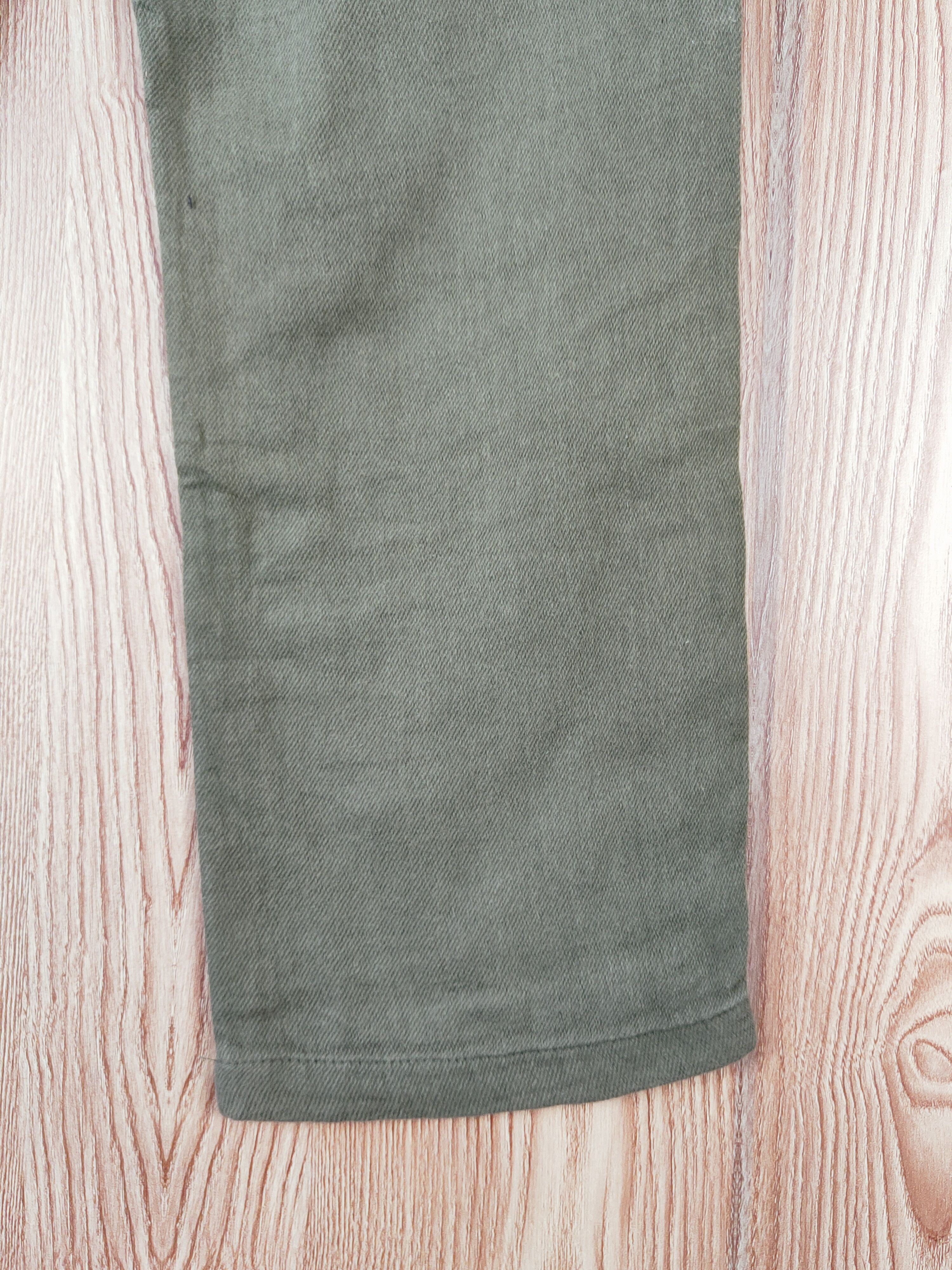 Japanese Brand Live in Comfort Green Multipocket Cargo Pants #W445 Size US 27 - 12 Thumbnail