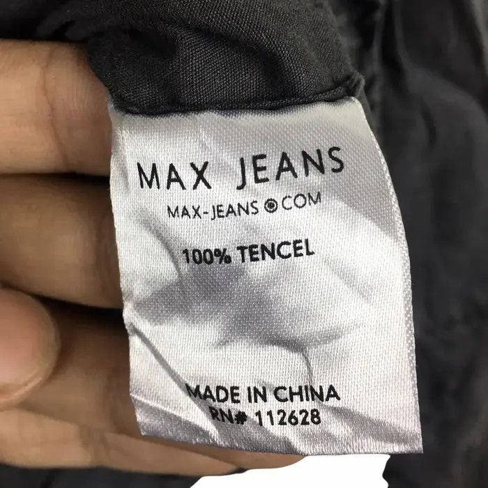 Vintage MAX JEANS MOTORCYCLE Denim Jacket Windbreaker Rocker Punk Size US S / EU 44-46 / 1 - 6 Thumbnail