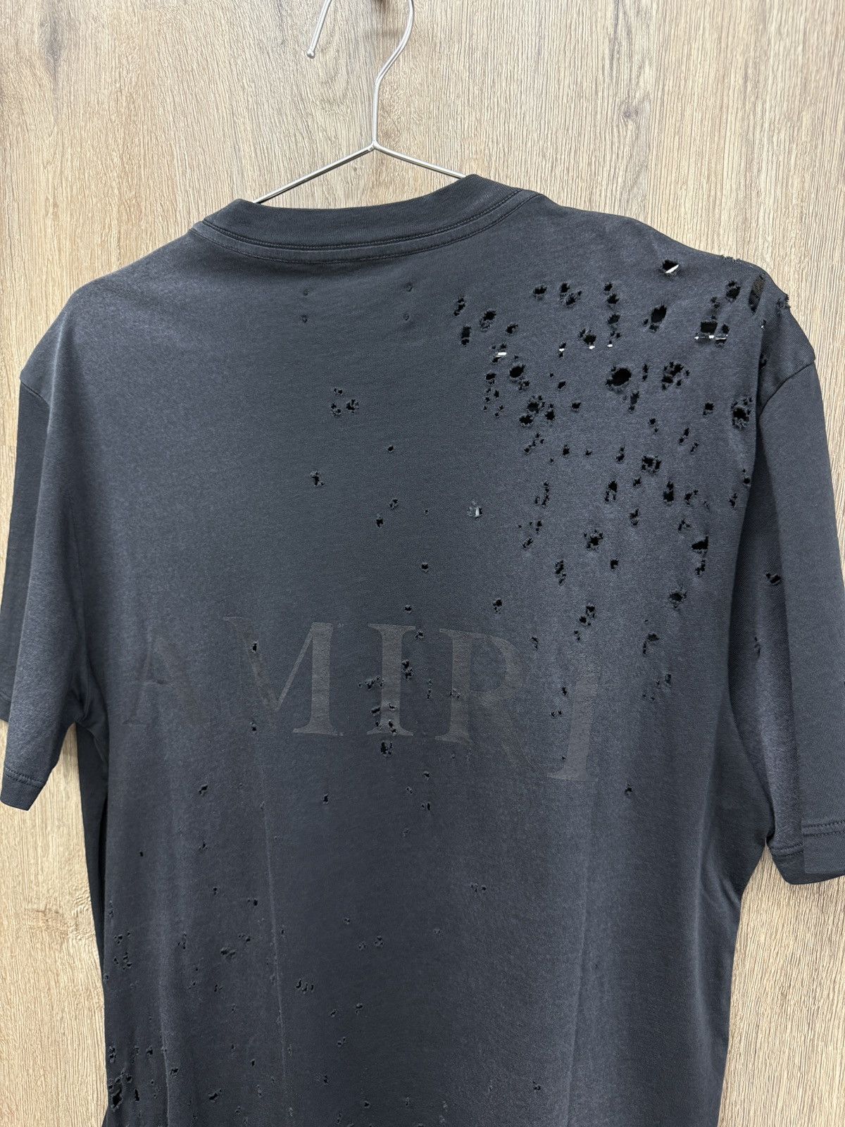 Amiri Amiri Black Shotgun Short Sleeve Size US S / EU 44-46 / 1 - 8 Thumbnail