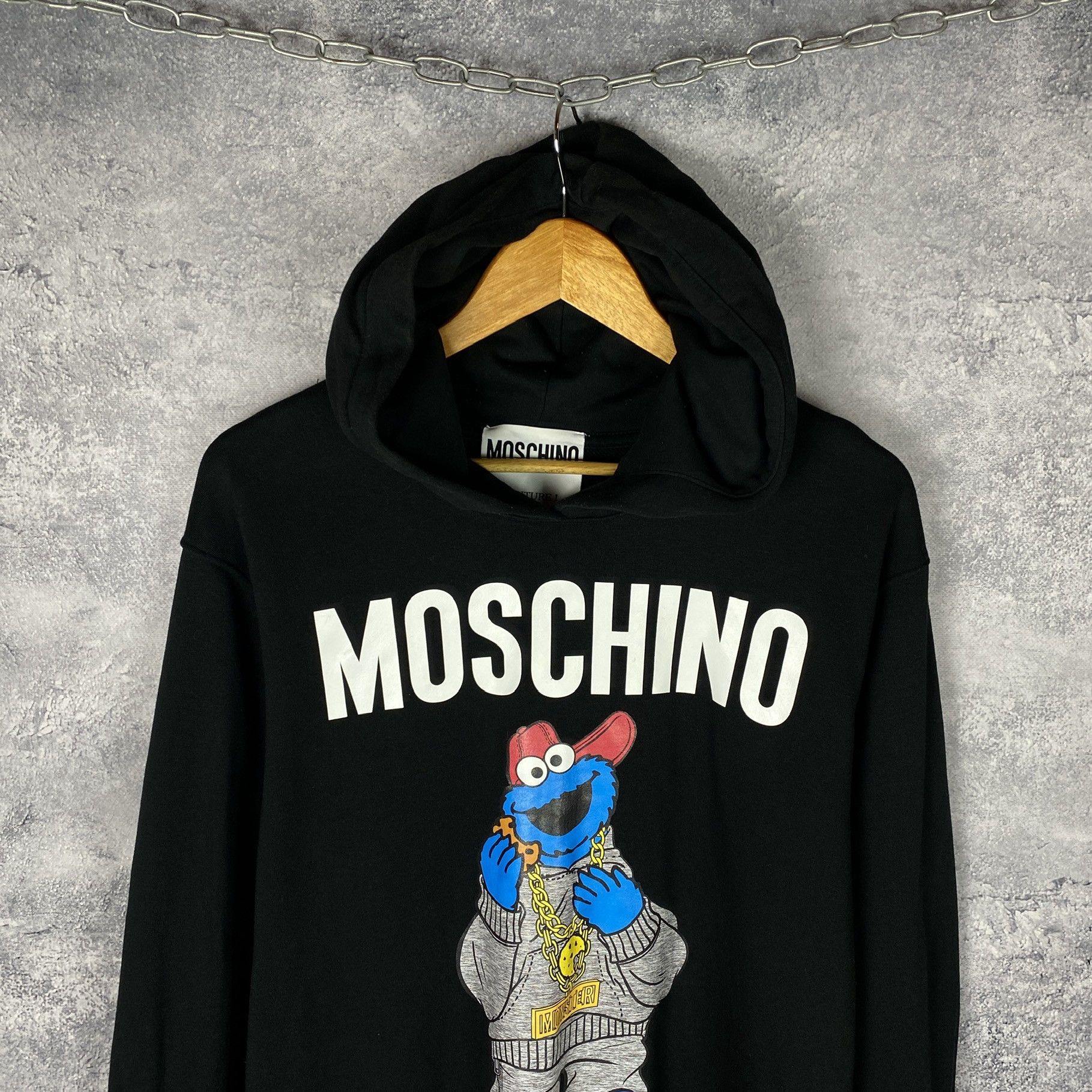 Moschino Moschino Couture Sesame Street Hoodie Men's Size USA 6 Size US L / EU 52-54 / 3 - 2 Thumbnail