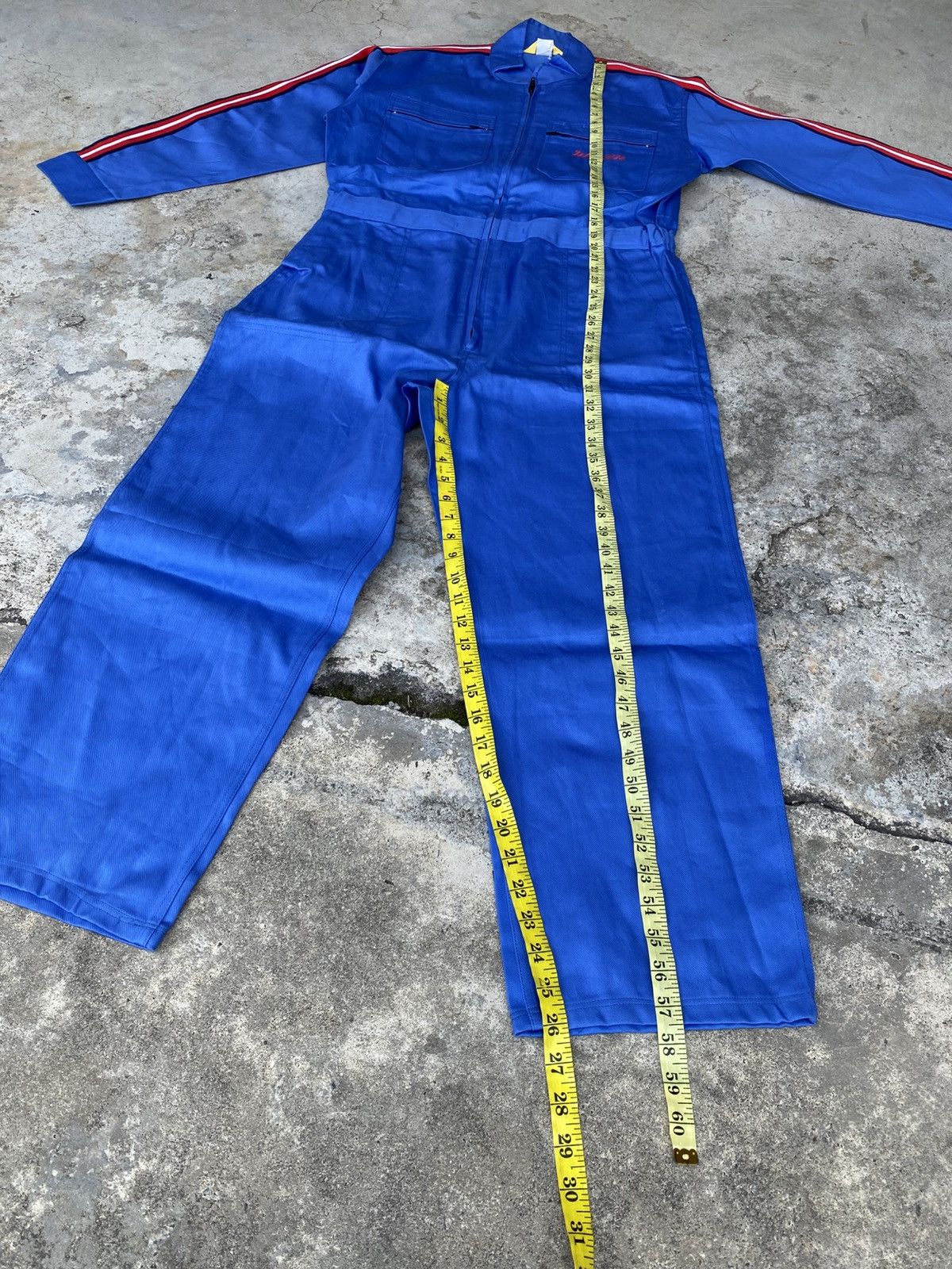 Other Vintage Nissan Mechanic Coveralls – Blue Workwear Jumpsuit Size US 35 - 14 Thumbnail