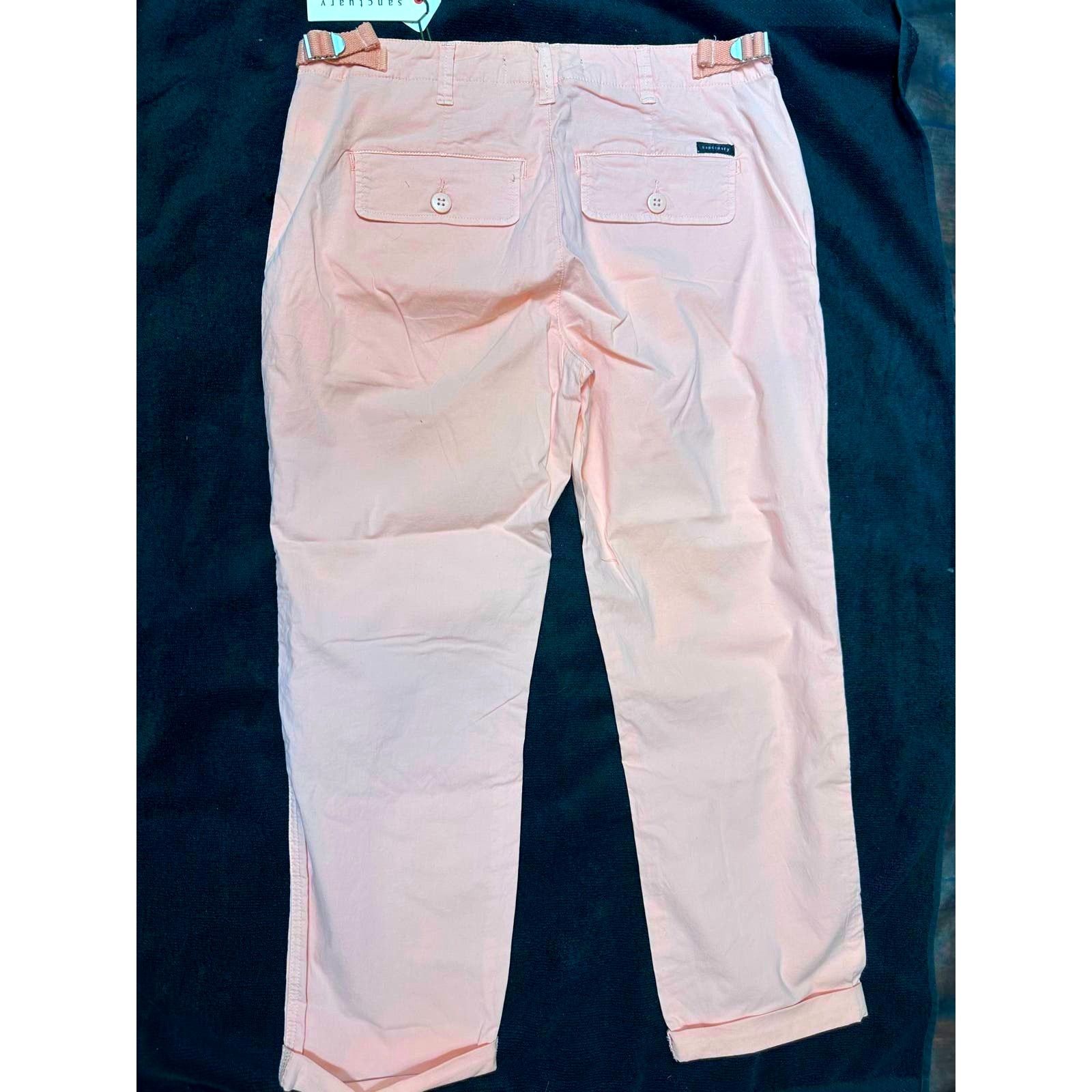 Sanctuary Sanctuary Button Cuffed Pants Coral size 29 Size 29" - 7 Thumbnail