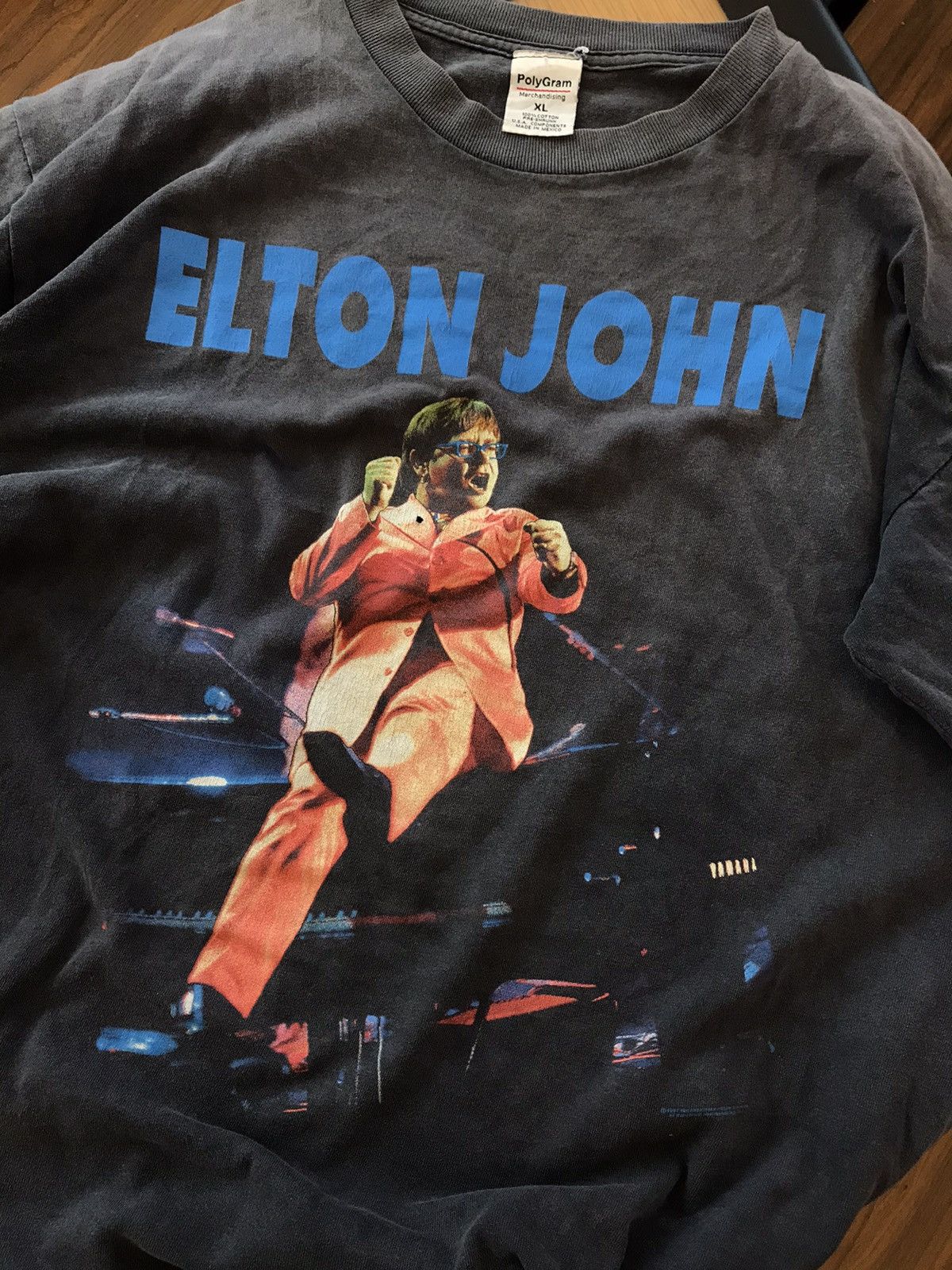 Band Tees × Vintage Vintage Elton john 90s Size US XL / EU 56 / 4 - 3 Thumbnail