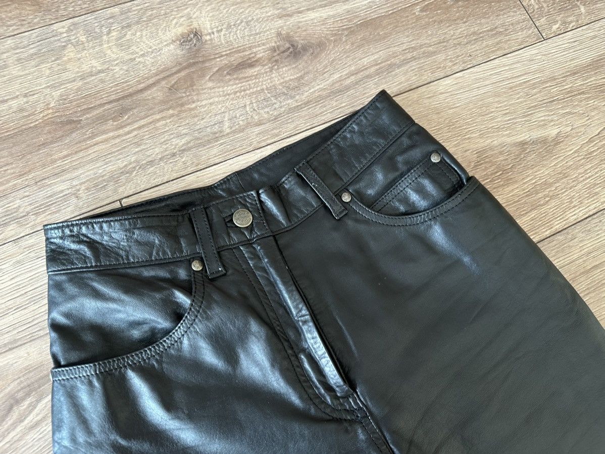 Harley Davidson Harley Davidson Vintage Leather Pants Size 28" / US 6 / IT 42 - 5 Thumbnail
