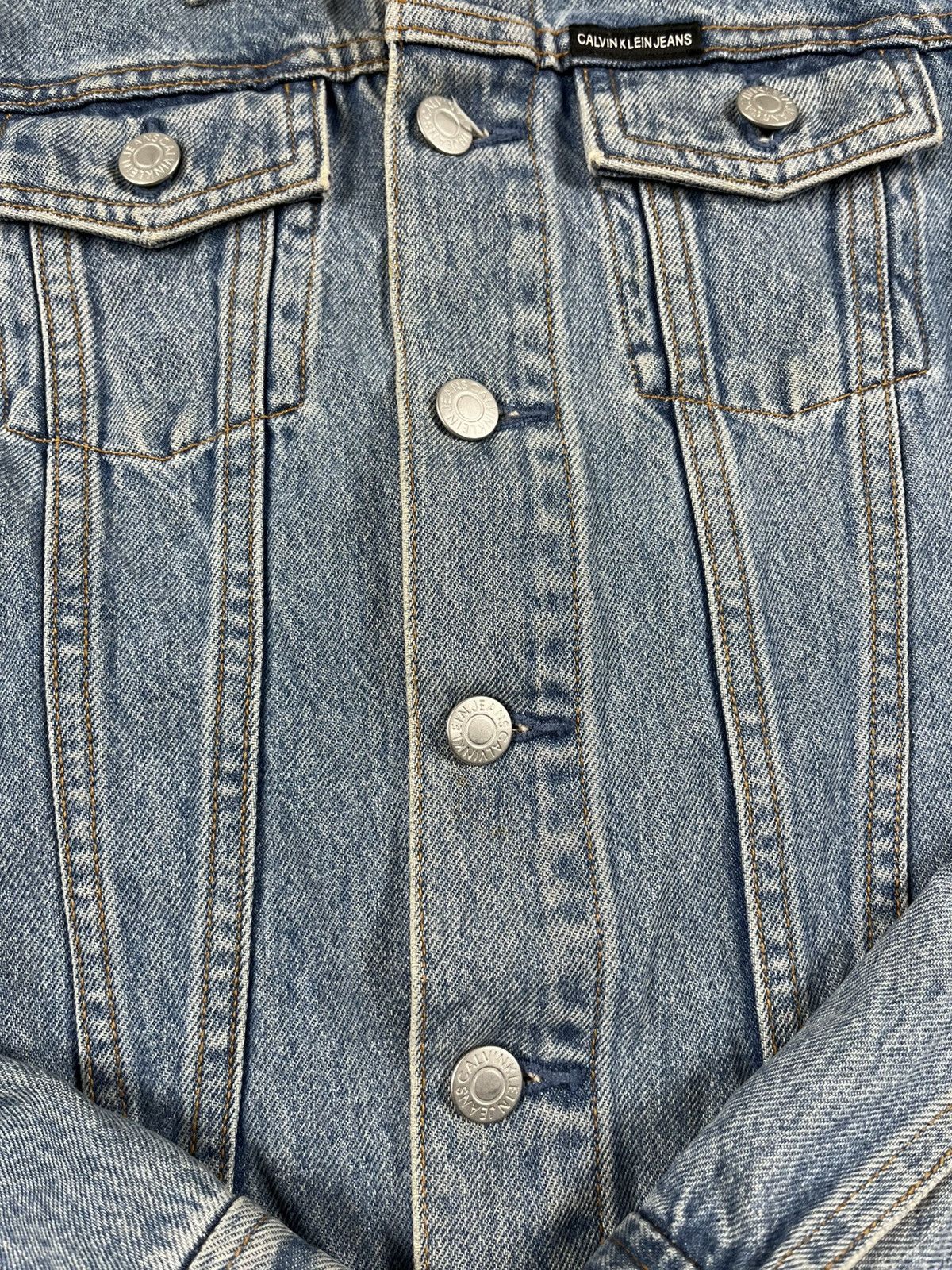 Calvin Klein Vintage calvin klein denim jacket (design by raf simons) Size XS / US 0-2 / IT 36-38 - 6 Thumbnail