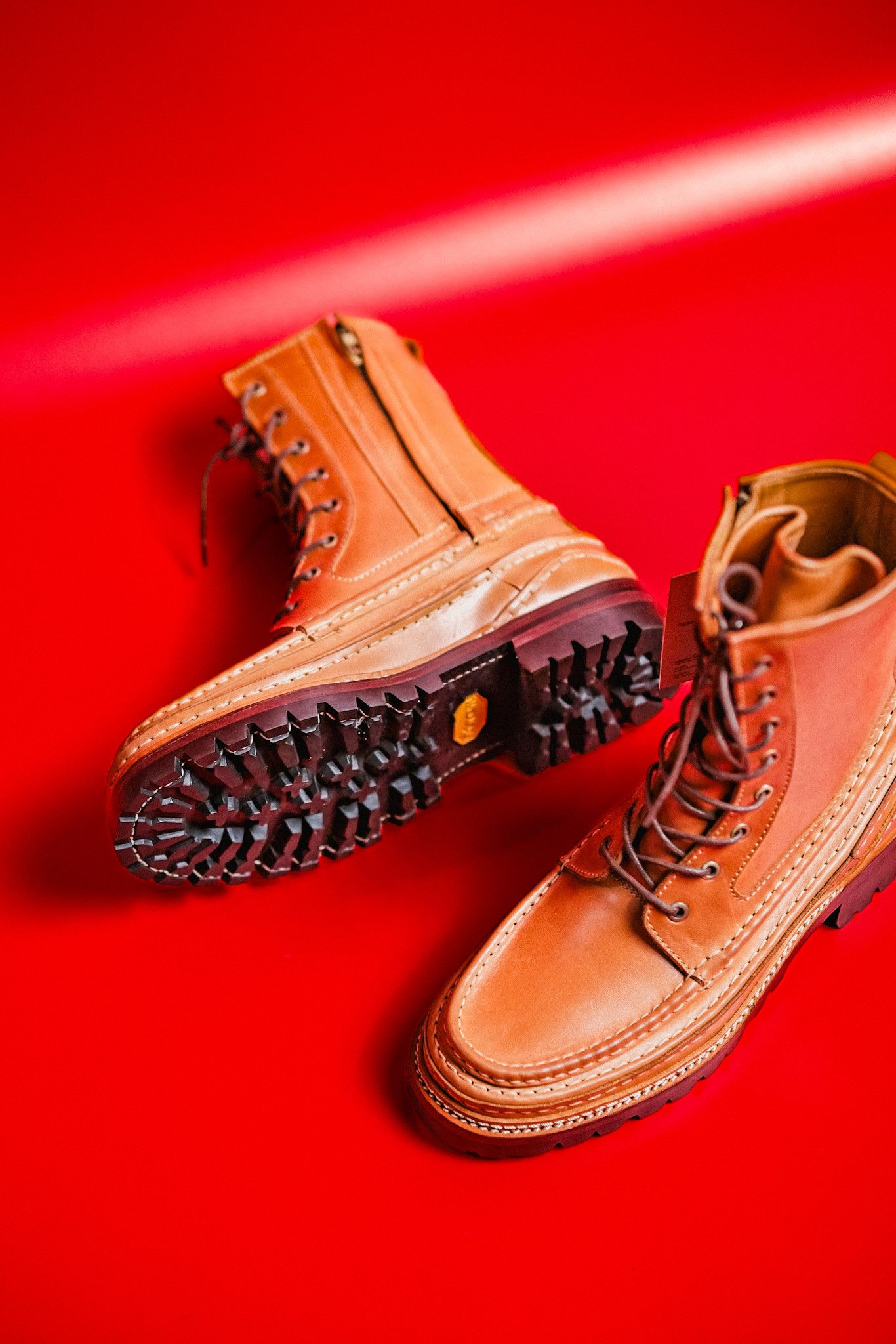 Grizzly Boots Custom Maryam Horsehide Natural Leather