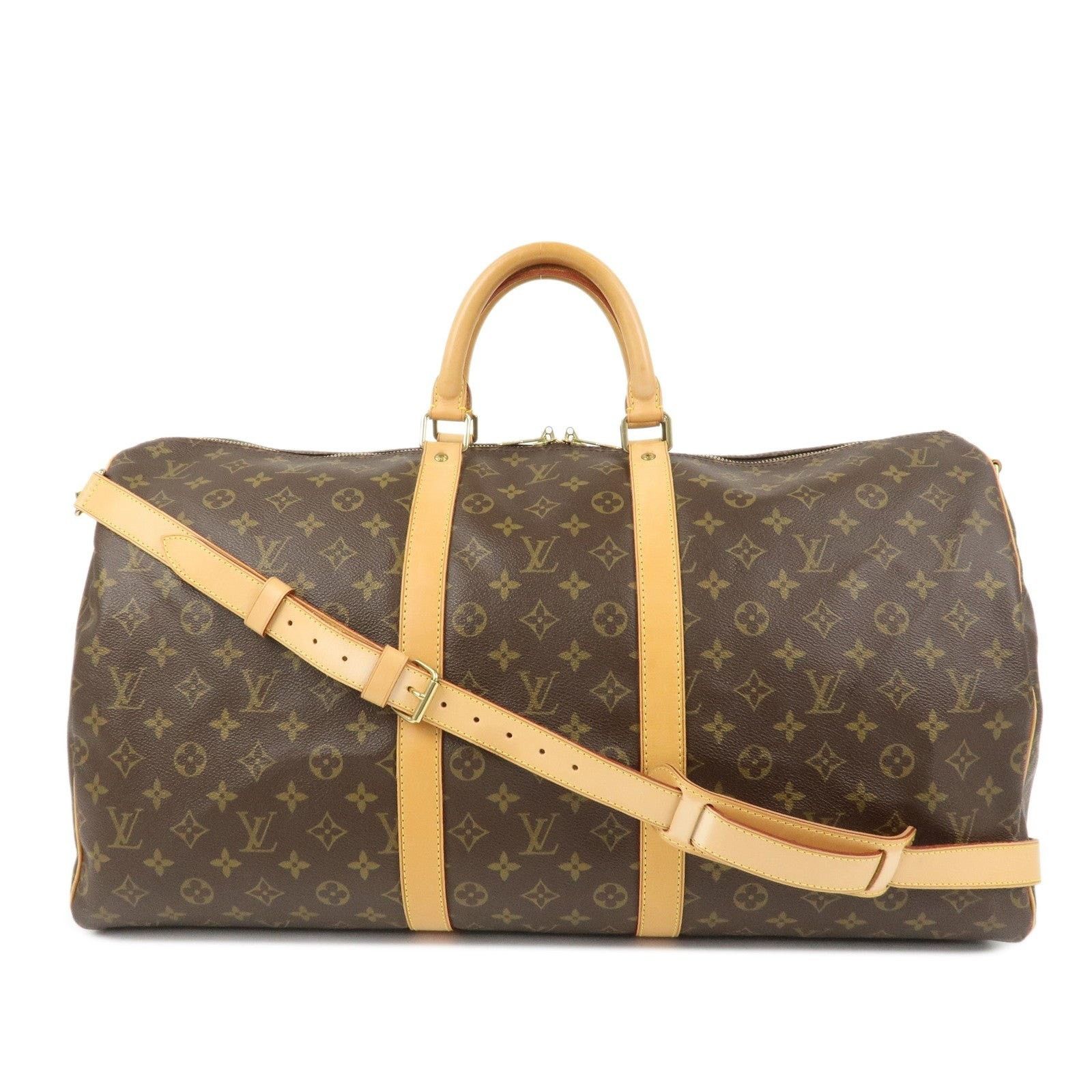 Louis Vuitton Louis Vuitton Monogram Keepall 55 Bandouliere Duffle Bag Size ONE SIZE - 1 Thumbnail