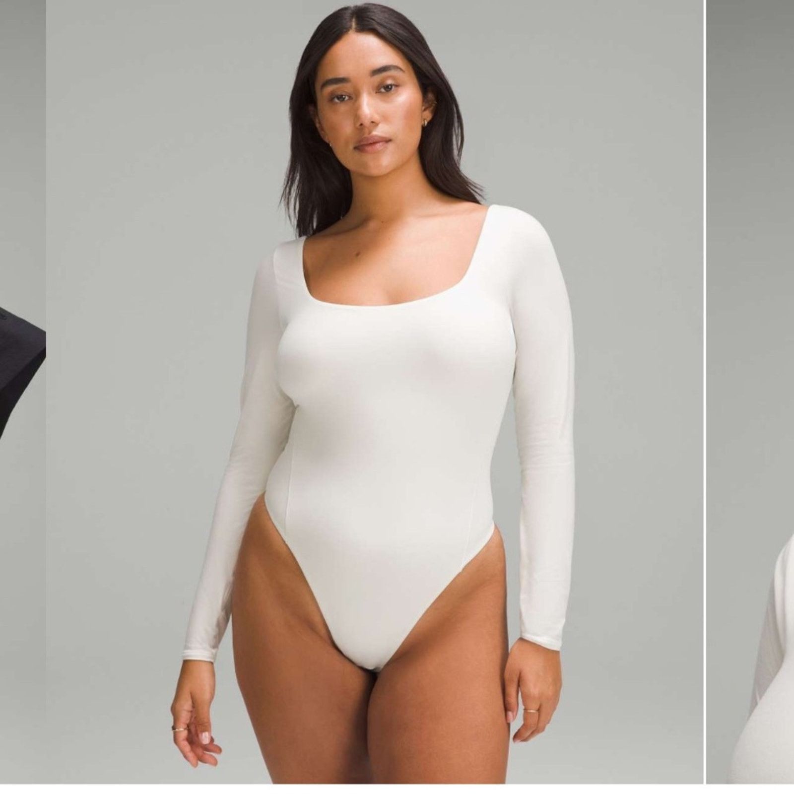 Lululemon Wundermost Nulu Square Neck Long Sleeve Bodysuit