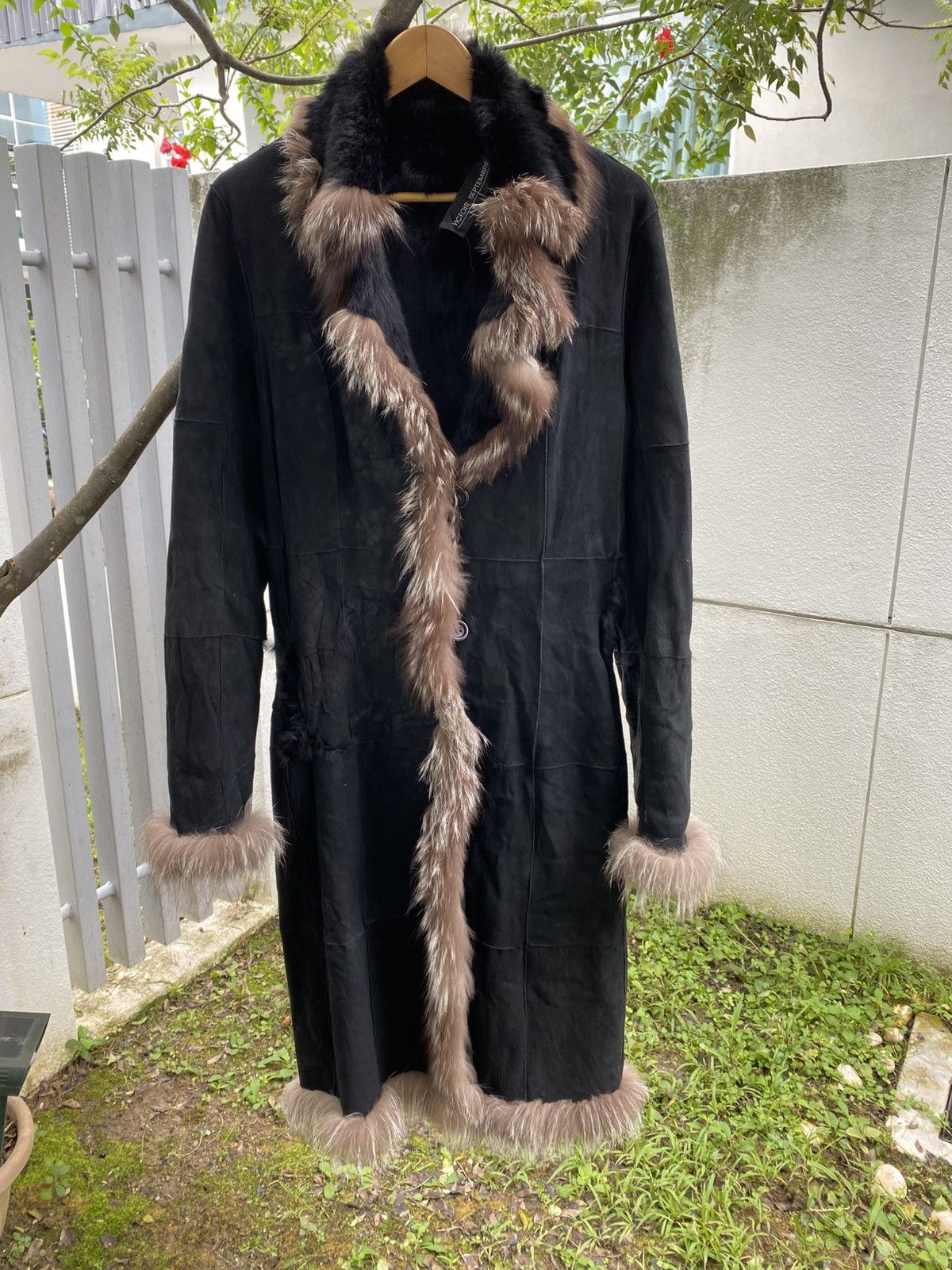Hysteric Glamour Victoir Septembre Suede fox Lapin Rabbit Fur Jacket Rare Size M / US 6-8 / IT 42-44 - 3 Thumbnail