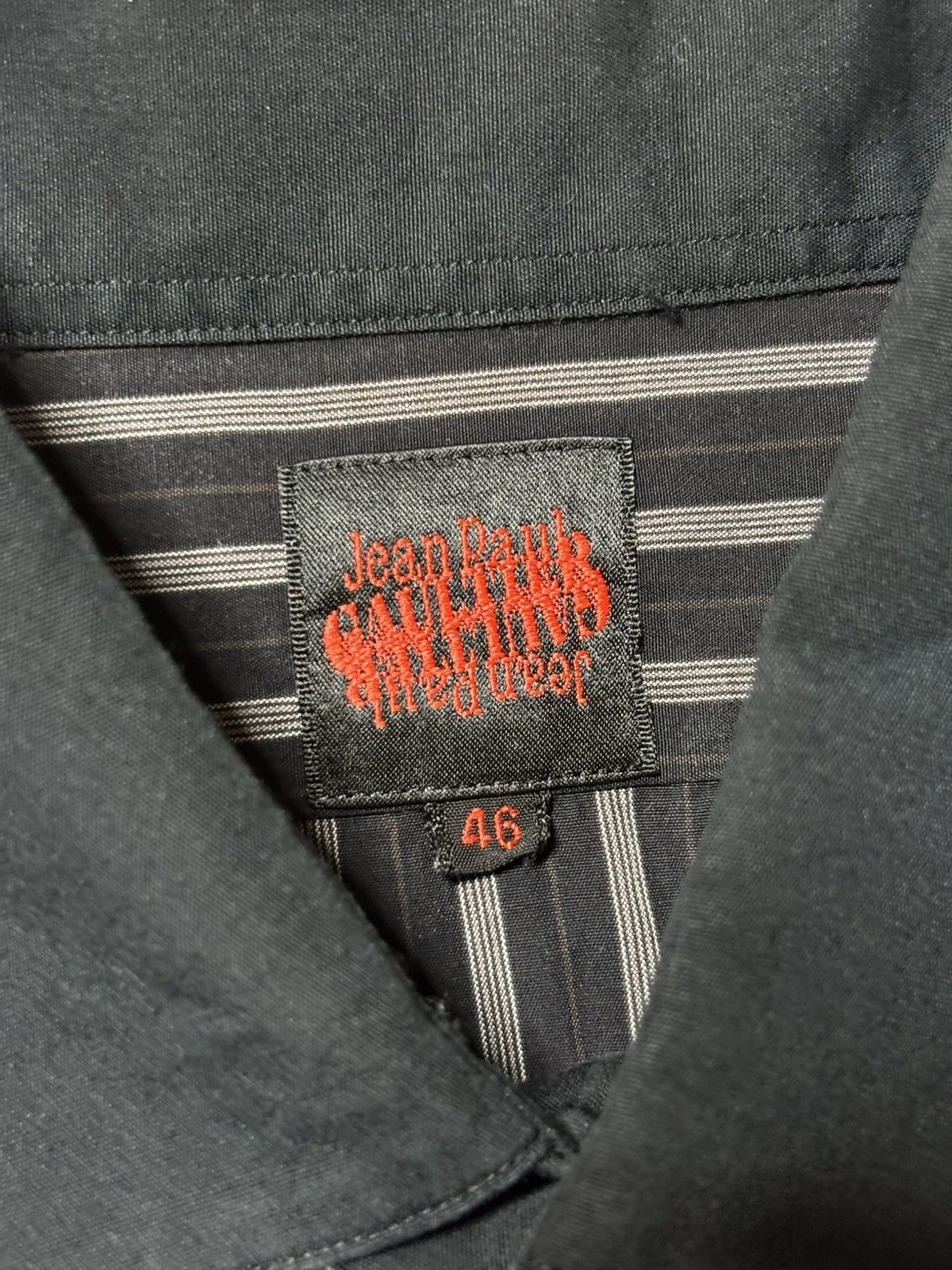 Jean Paul Gaultier Jean Paul Gaultier - Cotton Striped Long Sleeve Shirt Size US S / EU 44-46 / 1 - 7 Thumbnail