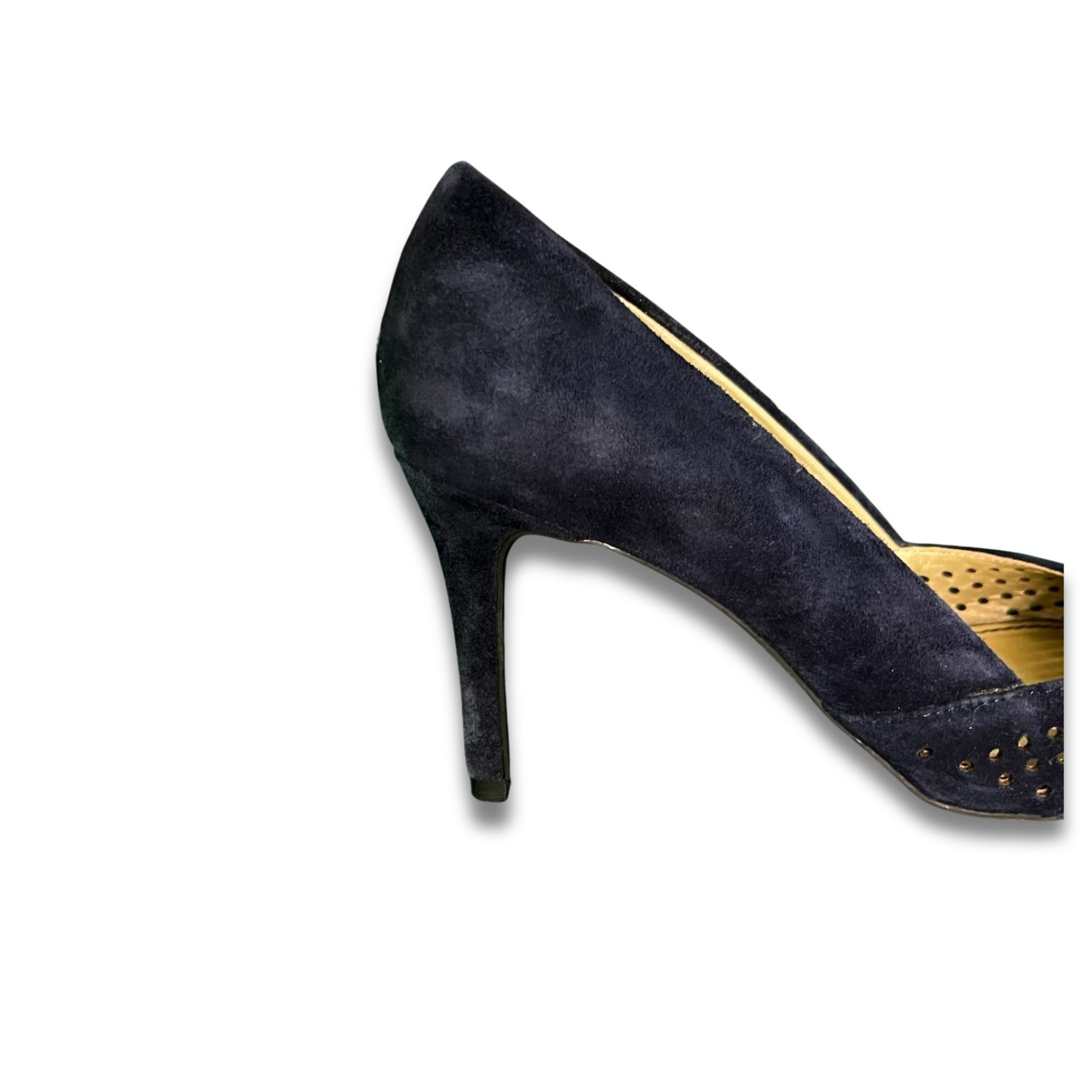 Other AUDREY BROOKE Blue Slip-On Stiletto Heel Pumps With Perforat Size US 7 / IT 37 - 8 Thumbnail