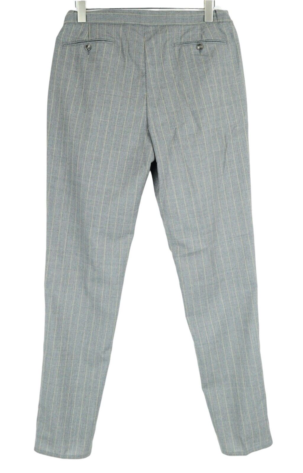 Suitsupply HAVANA PATCH UK38R Wool Grey Striped 2 Piece Suit 57910 Size 38R - 5 Thumbnail