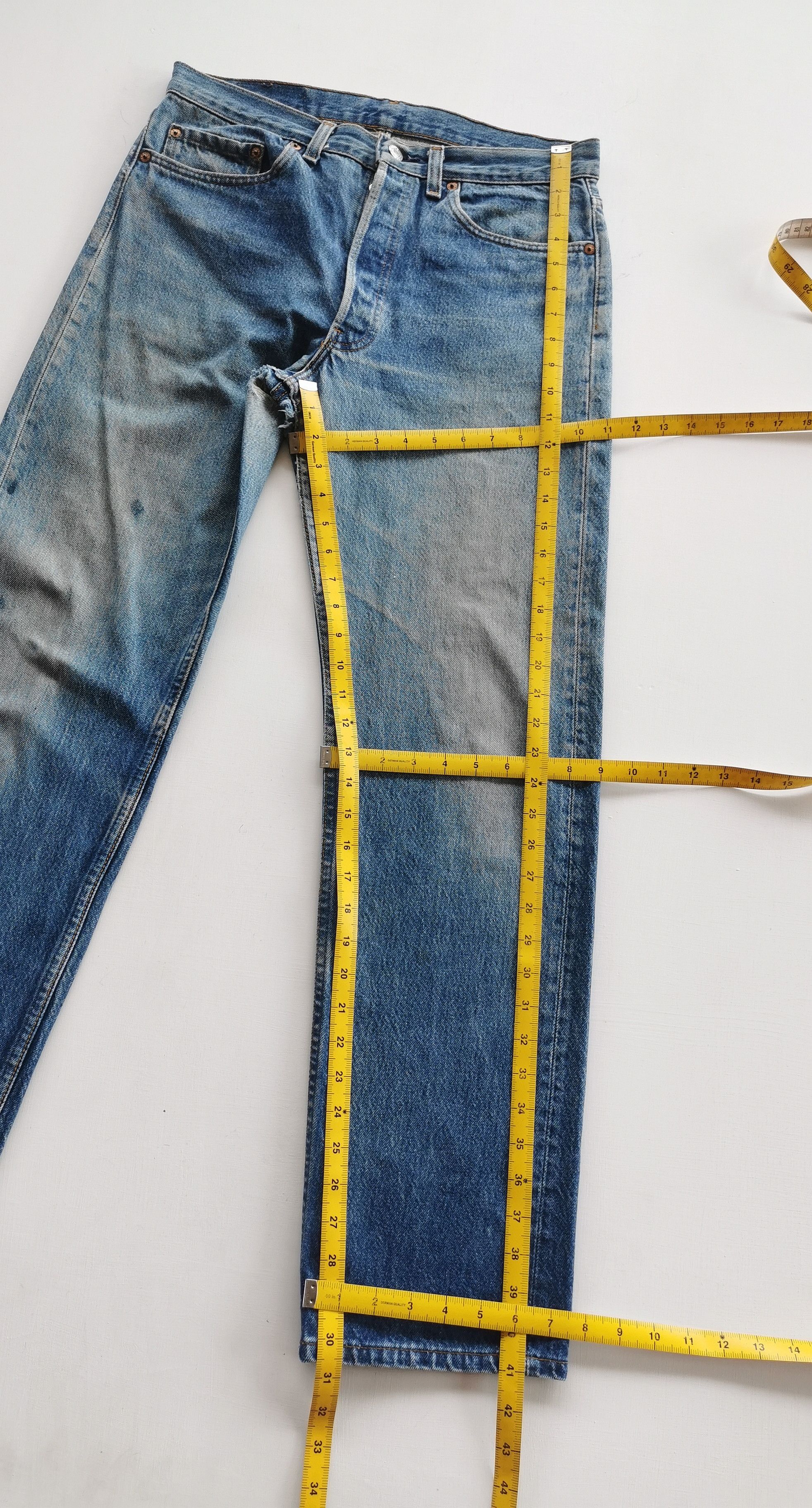 Levi's Vintage 90s Levis 501 Damage Jeans Size US 32 / EU 48 - 6 Thumbnail