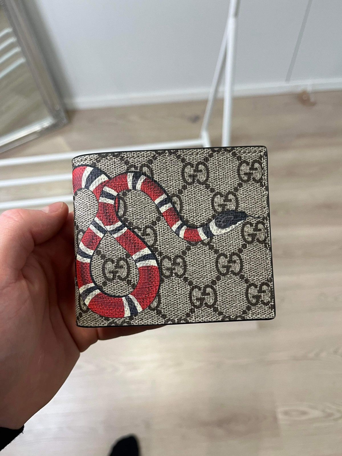 Gucci GG Supreme Kingsnake Wallet