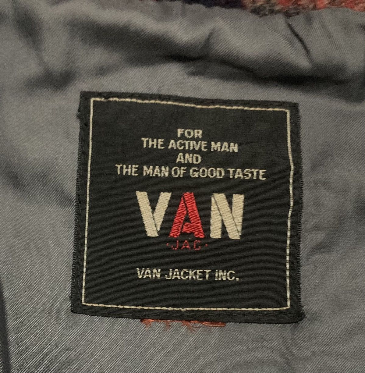 Japanese Brand Vintage Van Jac Plaid Wool Flannel shirt Jacket Size US L / EU 52-54 / 3 - 5 Thumbnail