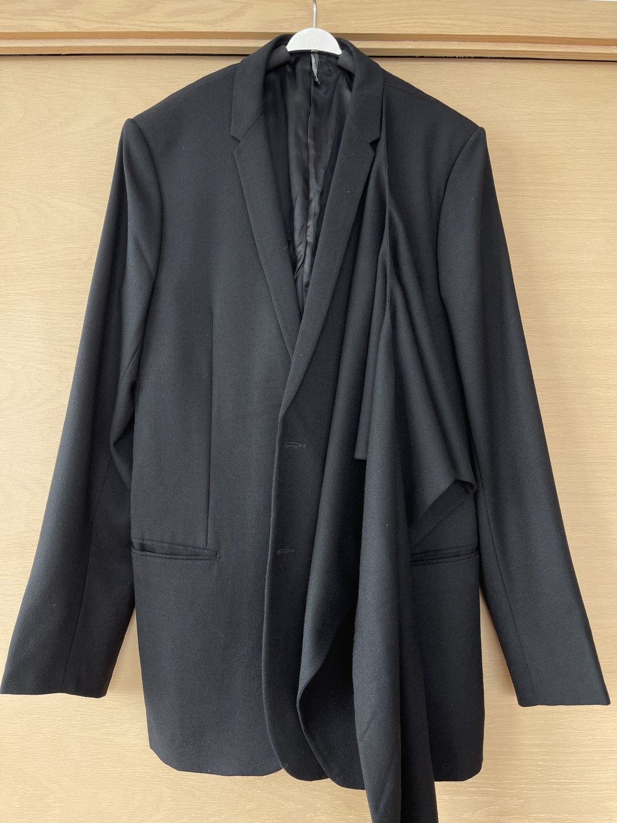 Dior Dior Homme Scarf Collar Tailored Jacket, Kris Van Assche, 52 Size 52R - 3 Thumbnail