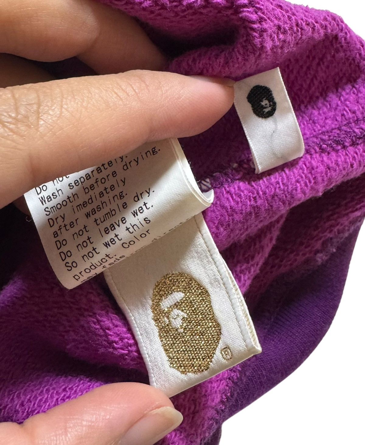 Bape BAPE Hulf & Hulf Full Zip Hoodie Purple camo/ Navy camo Size US XL / EU 56 / 4 - 8 Thumbnail