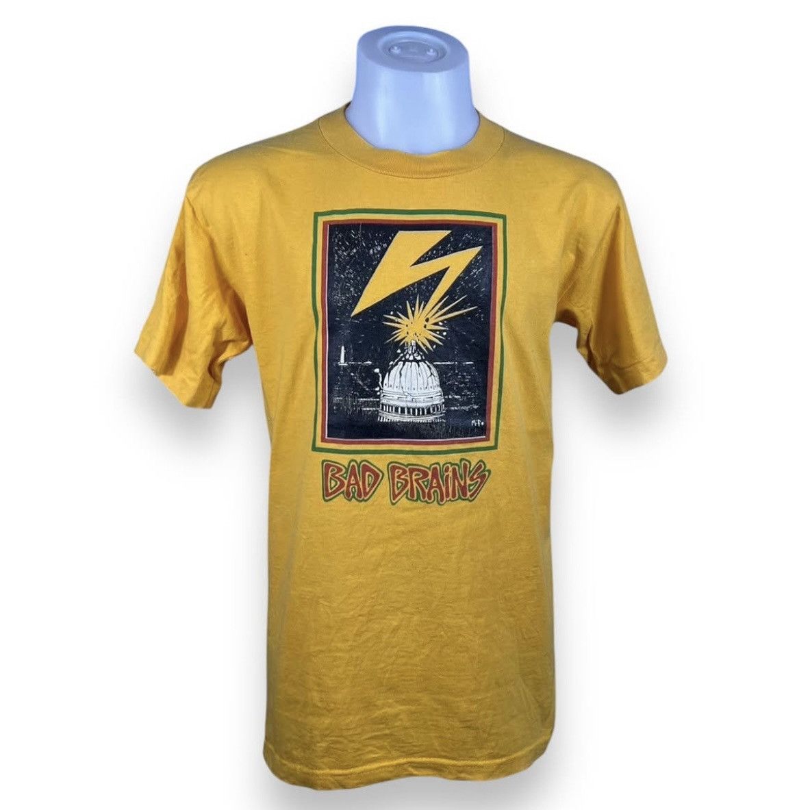 Band Tees Bad Brains Hardcore Punk Rock Band Vintage 90s T-Shirt Size US M / EU 48-50 / 2 - 5 Thumbnail