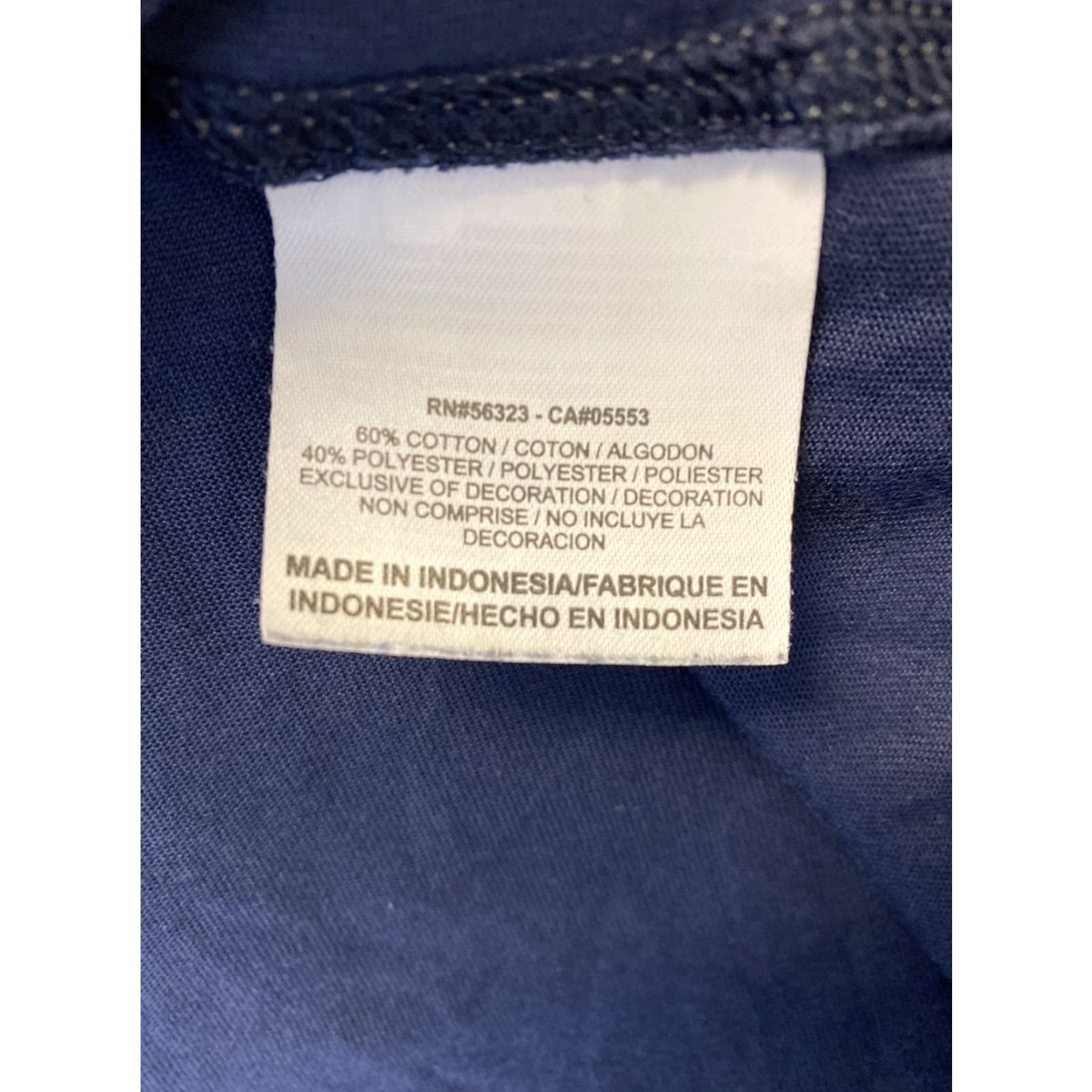 Nike Nike Shirt Mens Blue Dri-Fit Short Sleeve Logo Swoosh Large 98-51 Size US L / EU 52-54 / 3 - 6 Thumbnail