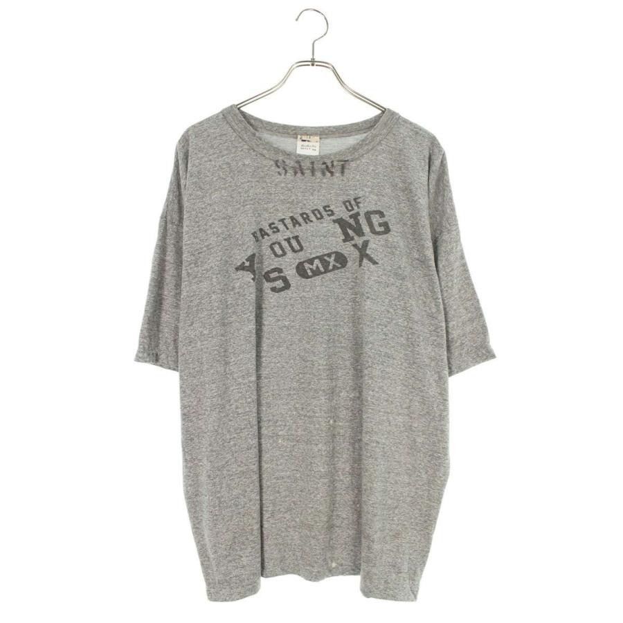 Saint Michael o1mle0326 Short Sleeve Tee Shirt in Gray Size US S / EU 44-46 / 1 - 1 Preview