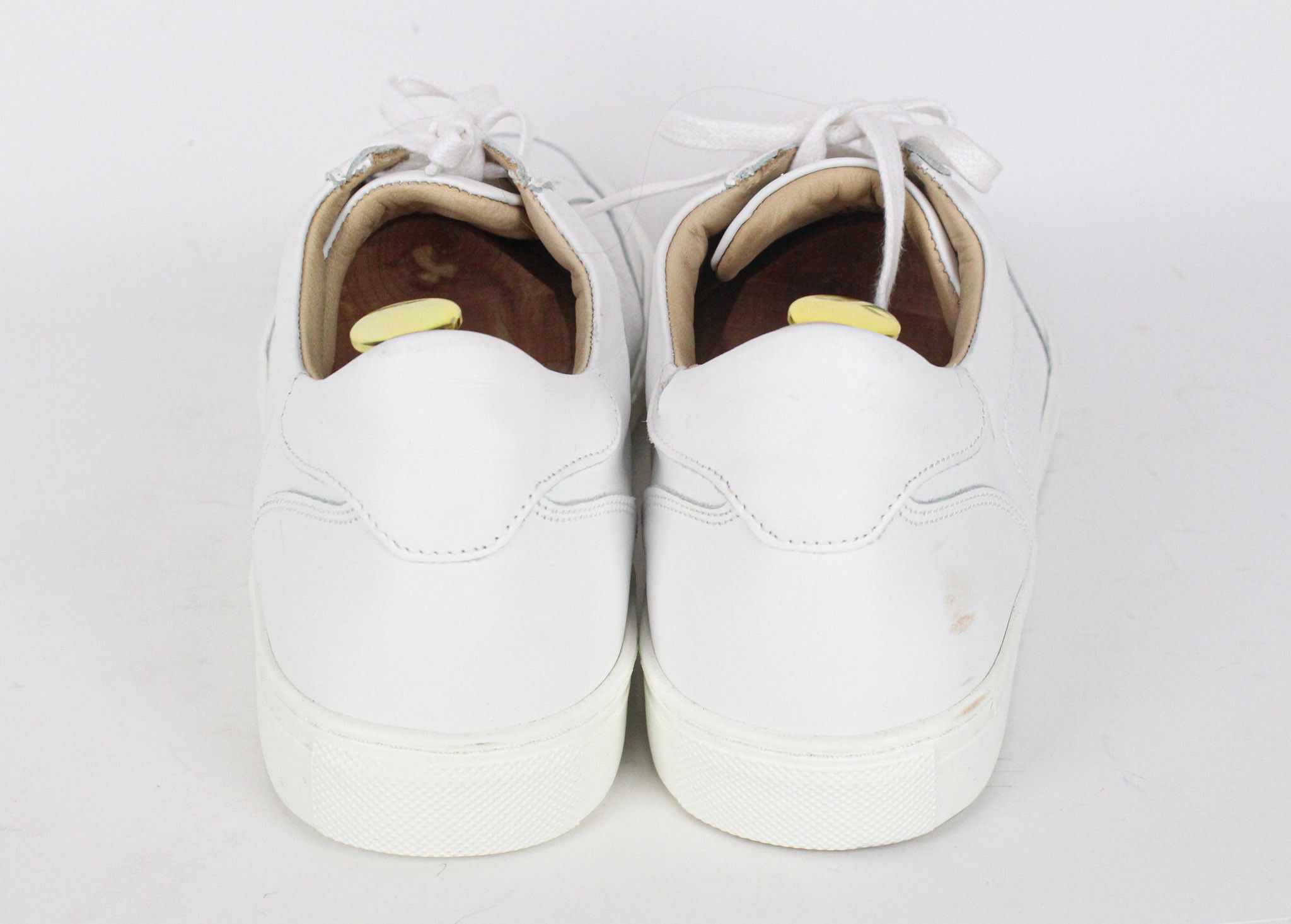 Suitsupply EU44 White Grained Leather Laced 72585 Size US 11 / EU 44 - 3 Thumbnail