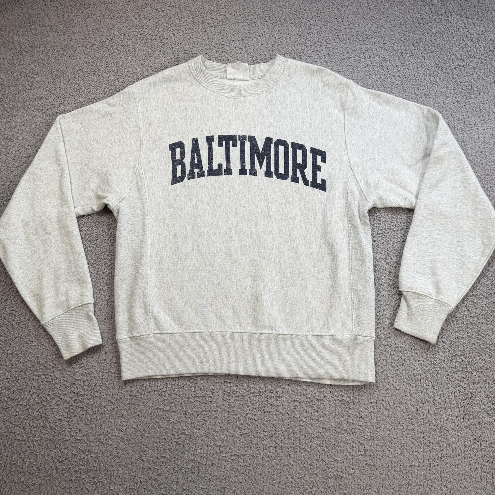 Champion Champion Reverse Weave Baltimore Crewneck Sweatshirt Gray S Size US S / EU 44-46 / 1 - 1 Thumbnail
