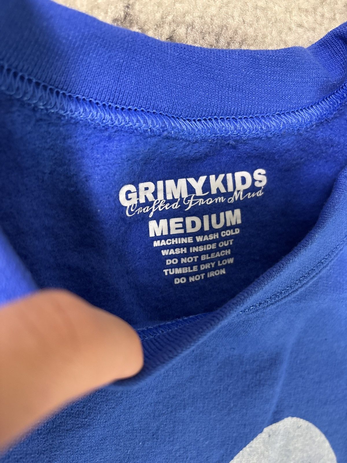 Grimykids GRIMYKIDS MOLLY SWEATER (BLUE & WHITE) Size US M / EU 48-50 / 2 - 3 Thumbnail