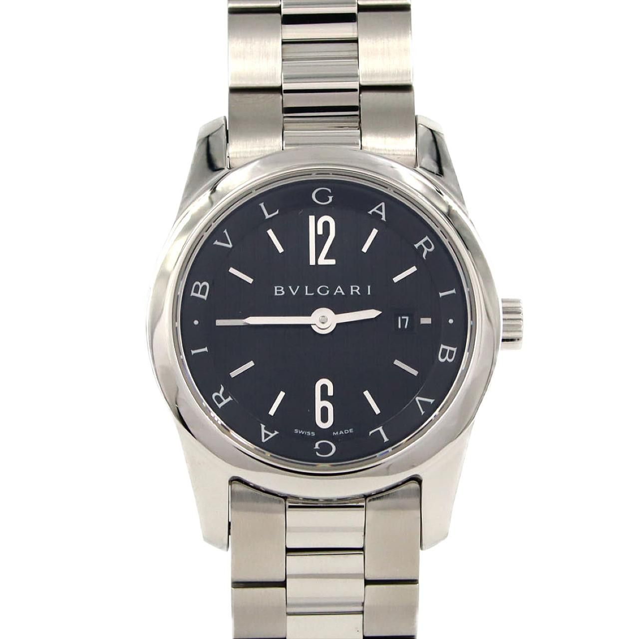 Bvlgari Bvlgari Bulgari Solotempo Stainless Steel Watch Metal Quartz ST30S/ST30BSSD DUTY FREE for USA Size ONE SIZE - 1 Thumbnail