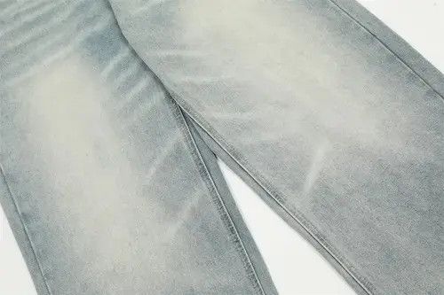Jean Men's street ripple washed straight jeans y2k Size US 32 / EU 48 - 6 Thumbnail