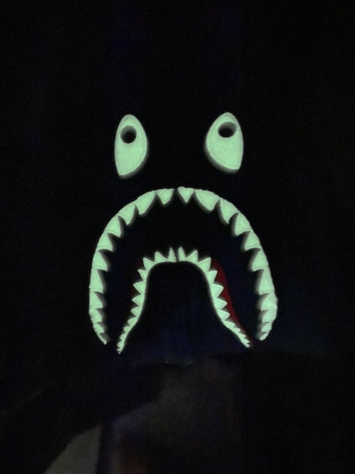 Nigo BAPE Shark Full Zip Up Glow In The Dark Size US XXL / EU 58 / 5 - 4 Thumbnail