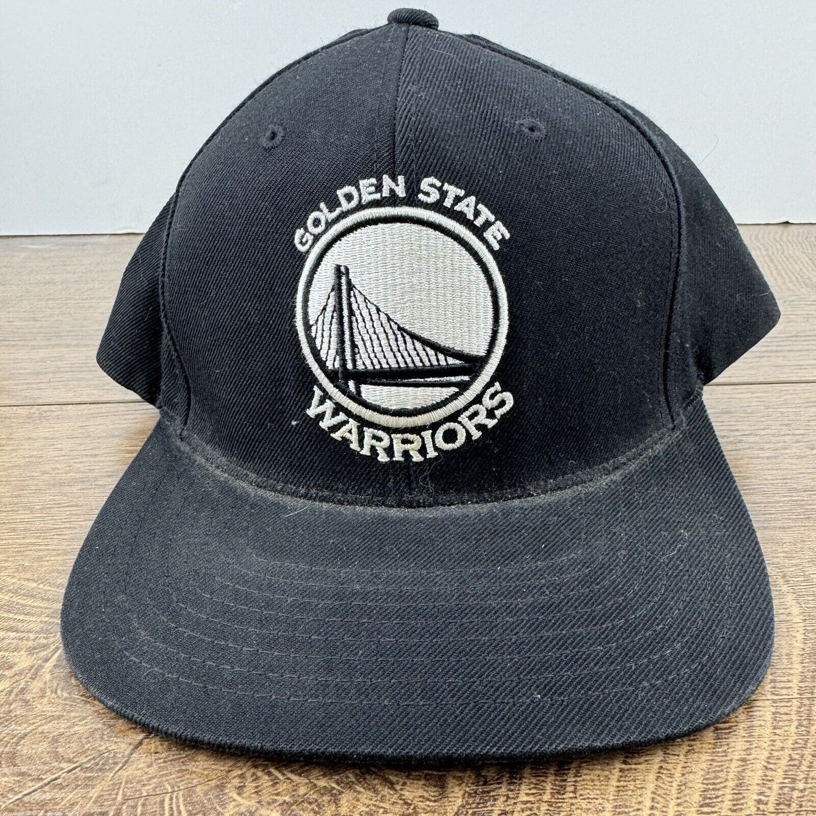 Mitchell & Ness Golden State Warriors Hat Snapback Black Hat Adjustable Mitc Size ONE SIZE - 1 Thumbnail