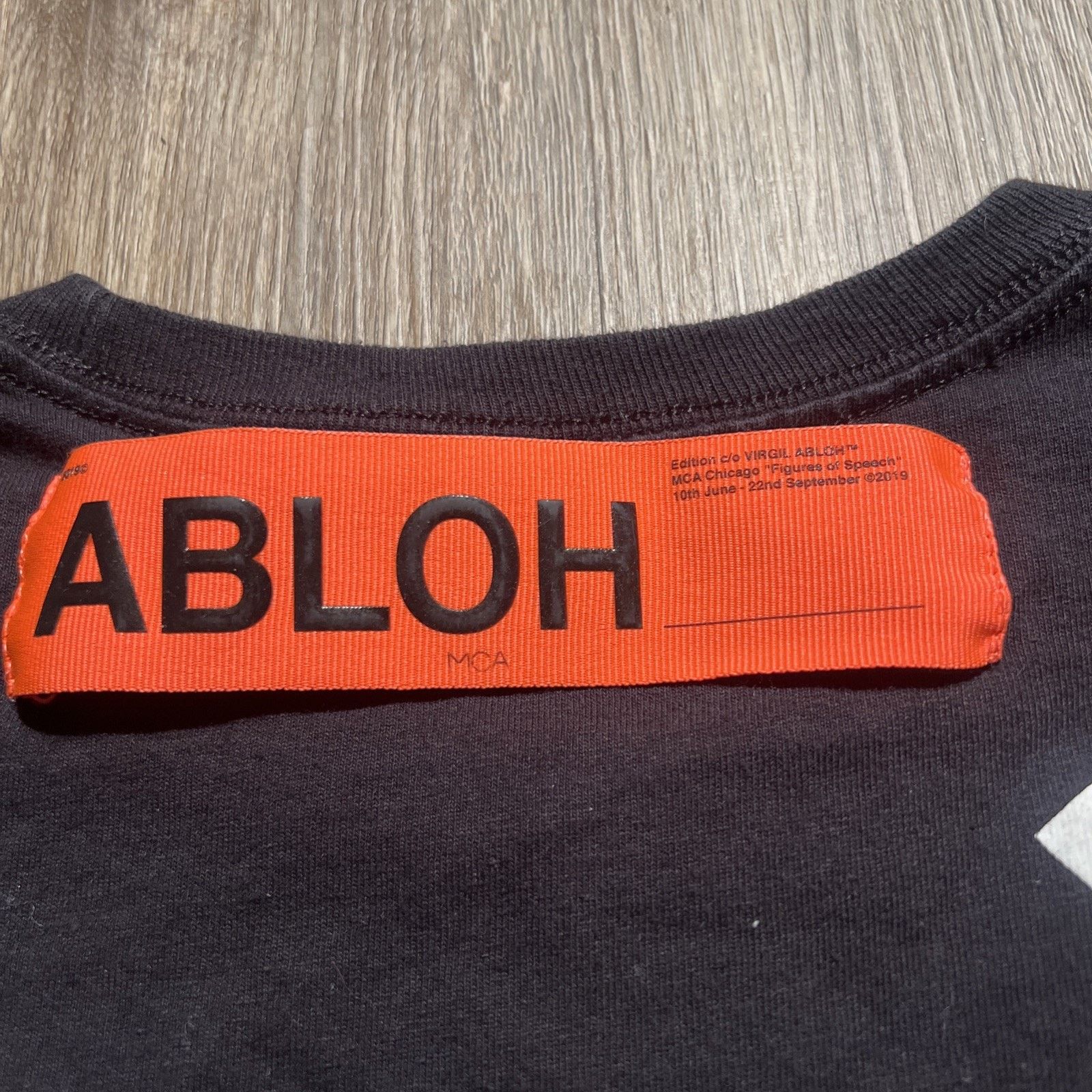 Virgil Abloh Virgil Abloh x MCA Figures of speech tape T Shirt Champion Size US M / EU 48-50 / 2 - 4 Thumbnail