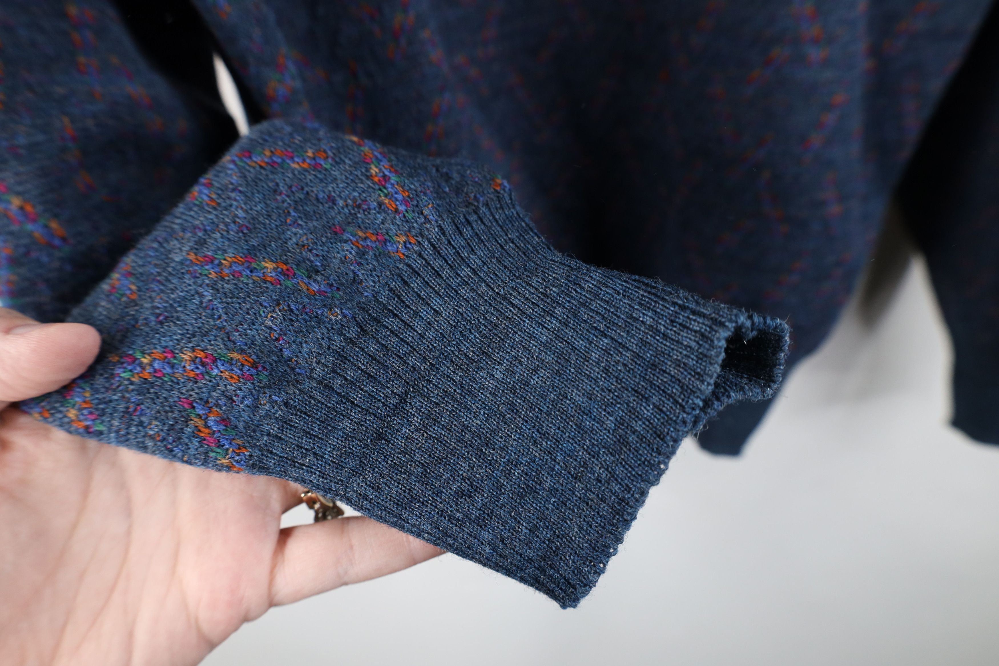 Vintage Vintage 90s Streetwear Hatch Wool Knit Crewneck Sweater Size US M / EU 48-50 / 2 - 7 Thumbnail