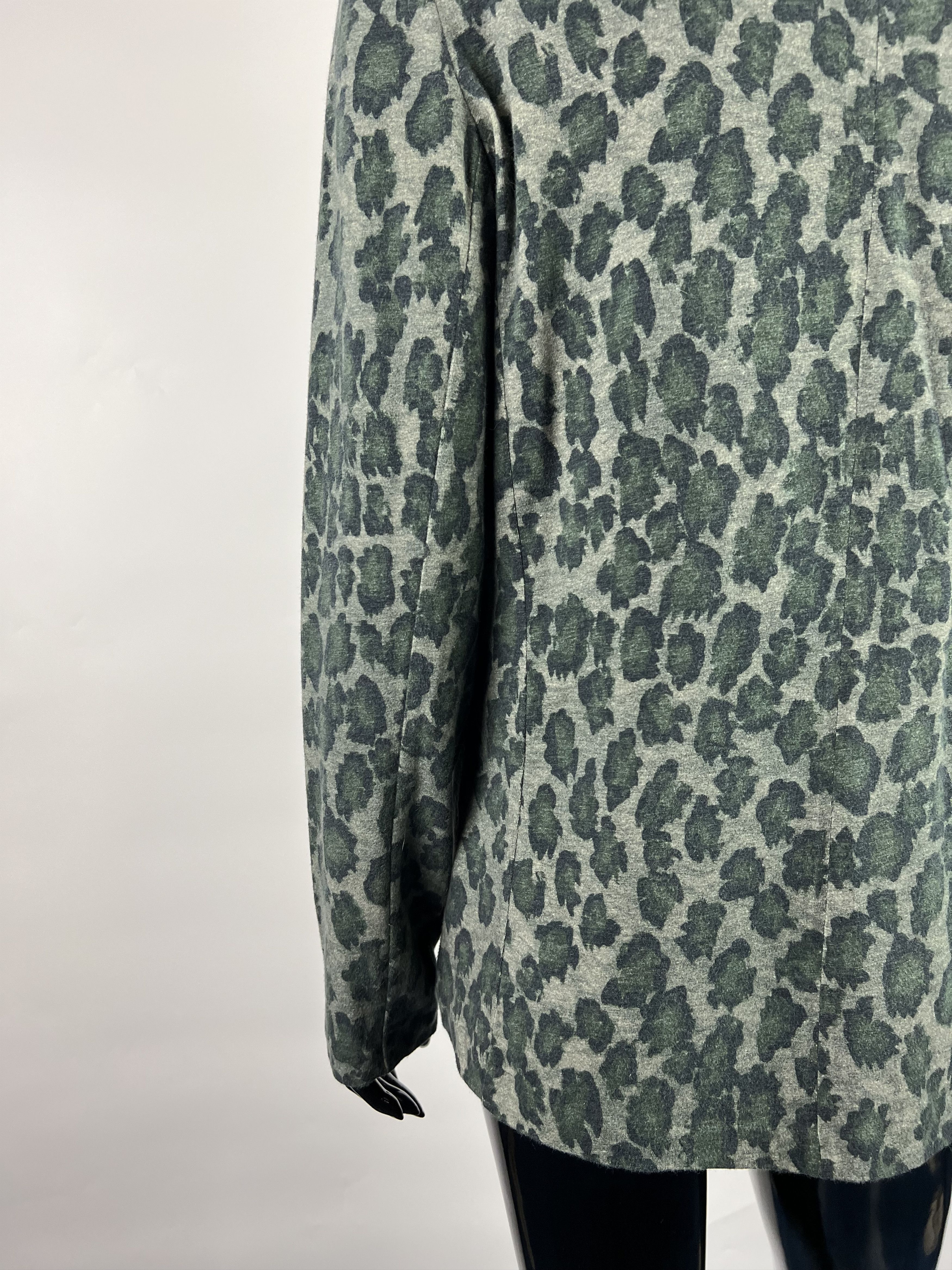 MAJESTIC FILATURES Majestic Filatures Cotton Cashmere Leopard Print Blazer Size S / US 4 / IT 40 - 7 Thumbnail