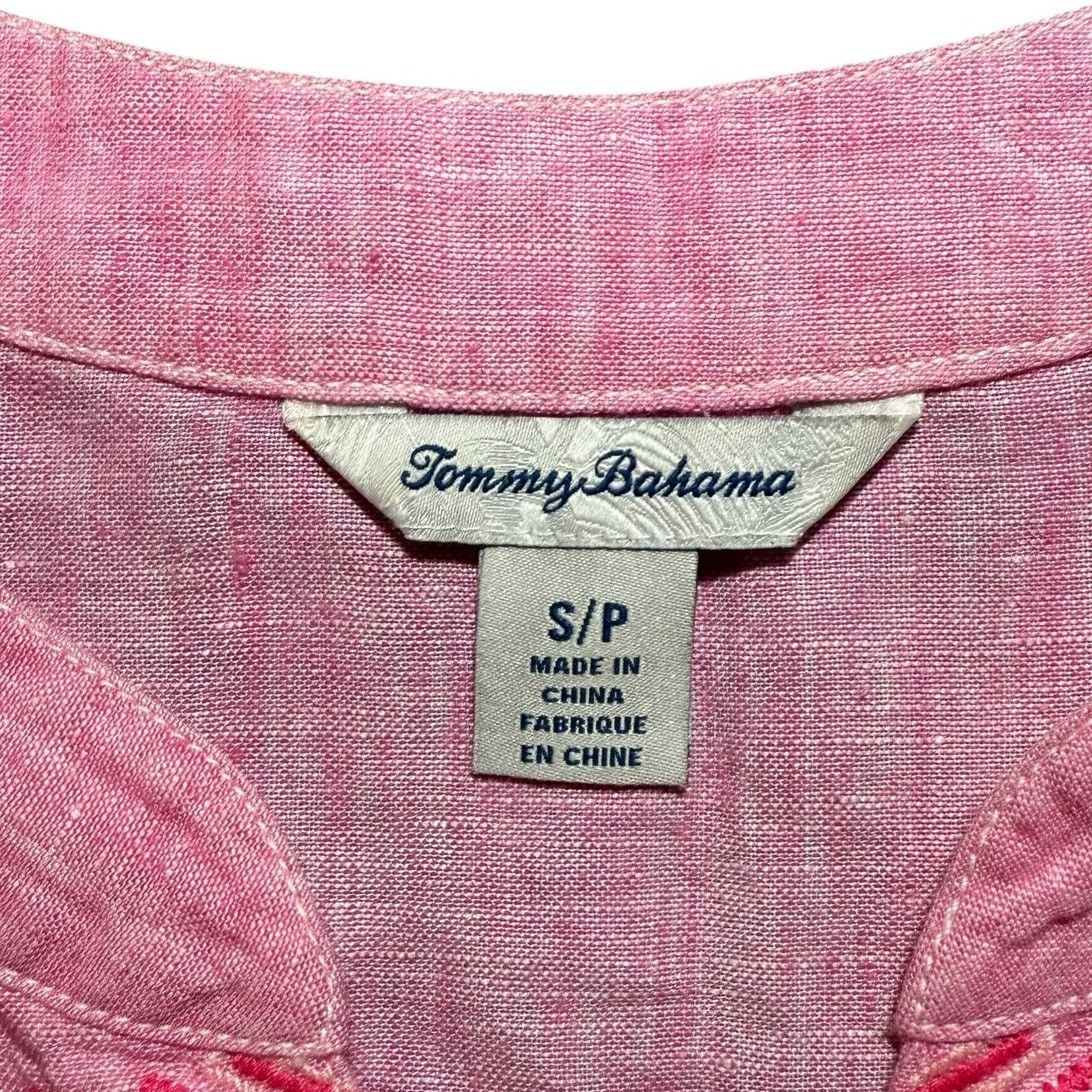 Tommy Bahama Tommy Bahama Tunic Top Sunset Chambray Linen Hot Pink Small Size S / US 4 / IT 40 - 3 Thumbnail