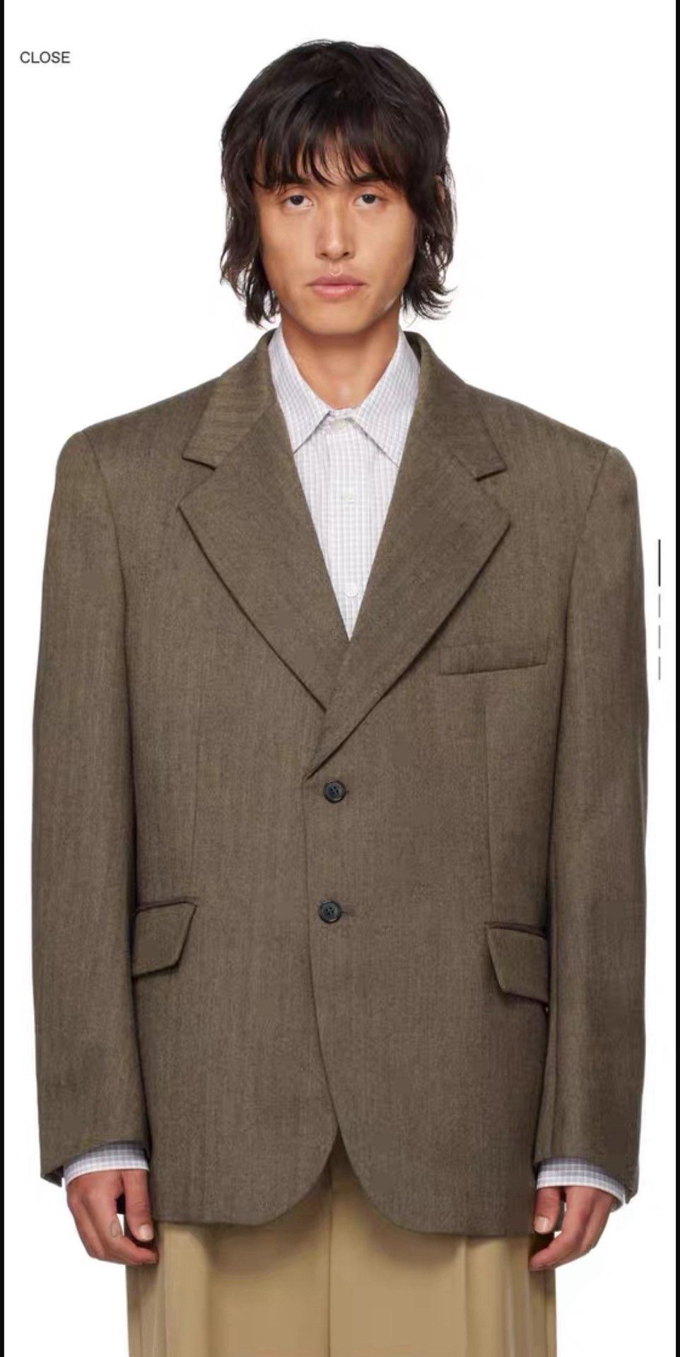 Hed Mayner Single-Breasted Blazer Jacket | Grailed