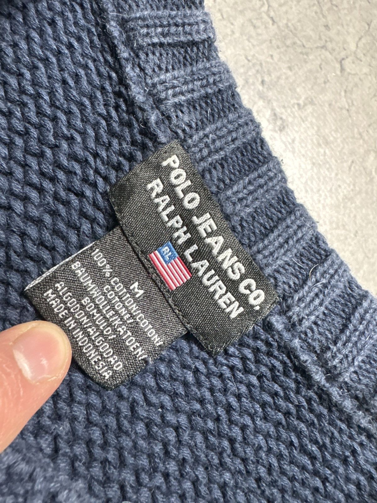 Polo Ralph Lauren Polo Ralph Lauren Jeans Company USA Flag Vintage Sweater Size US M / EU 48-50 / 2 - 7 Thumbnail