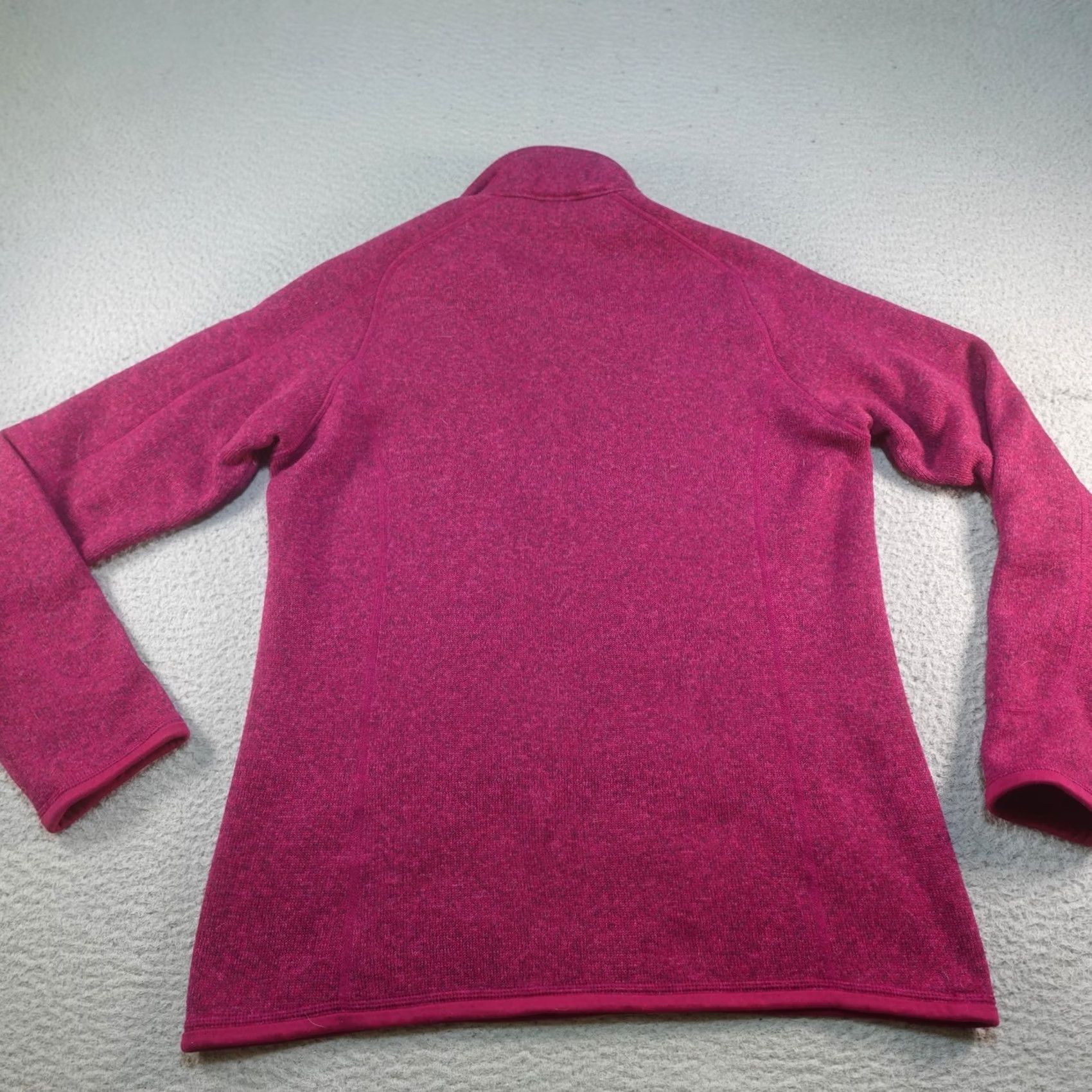 Patagonia Patagonia Sweater Womens Large Pink 1/4 Zip Fleece Pullover Thermal Knit Outdoor Size L / US 10 / IT 46 - 2 Thumbnail